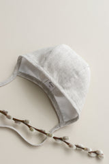 Sand Linen Bonnet Cotton-Lined