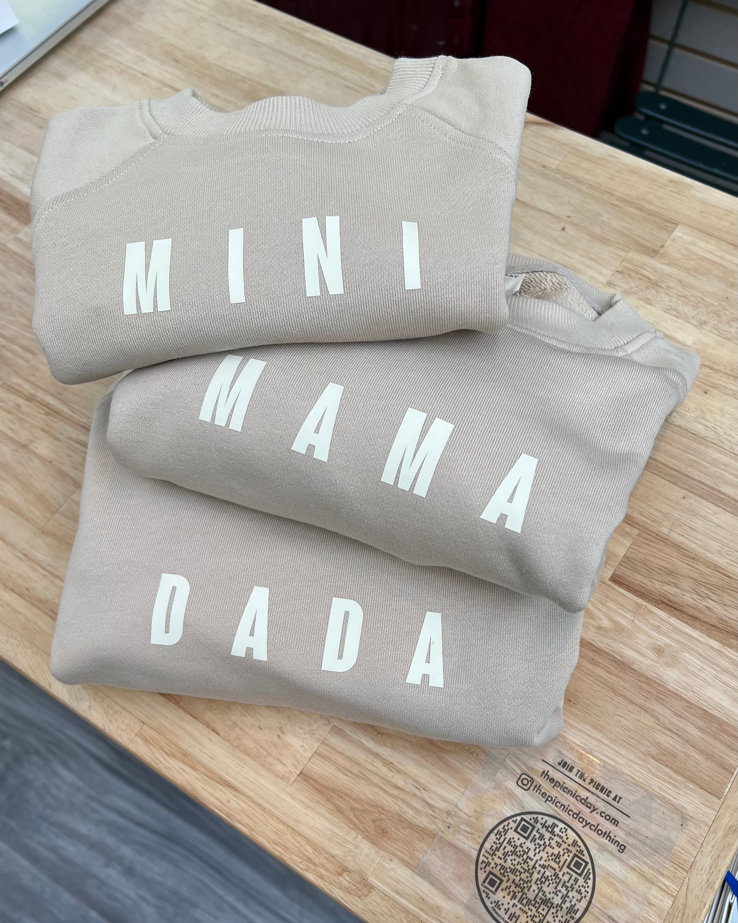 DADA Sweatshirt Tan Adult Tops The picnic day   