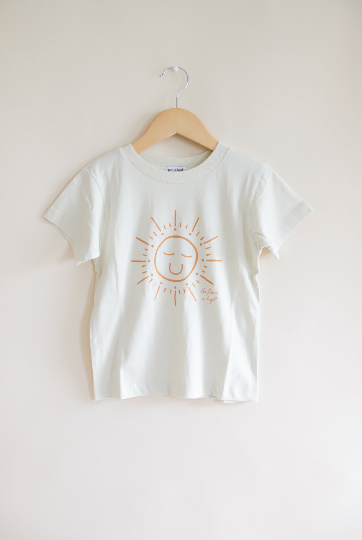 The Future is Bright Graphic T-Shirt Kids Polished Prints   