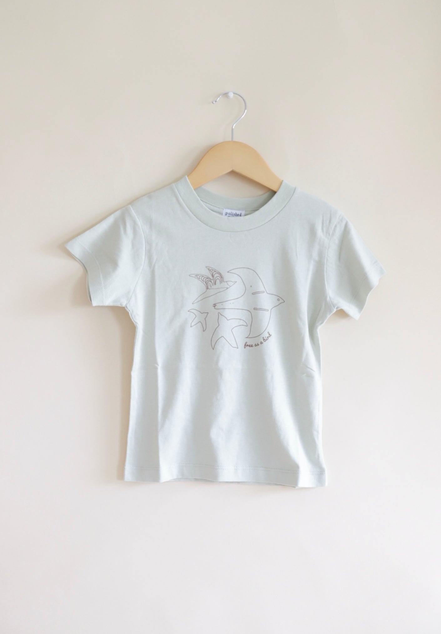 Free as a Bird Graphic T-Shirt Kids Polished Prints   