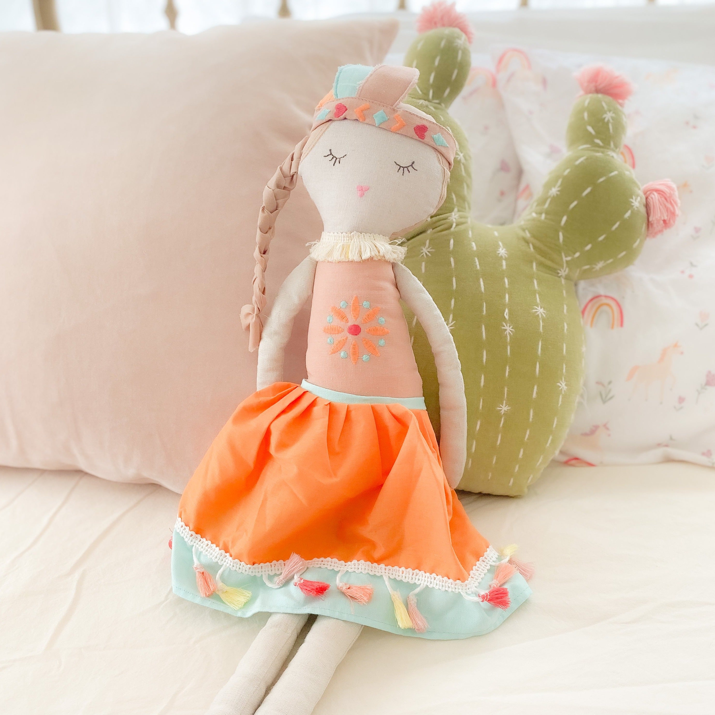 'Claire' Bohemian Princess Doll - Large Doll MON AMI   