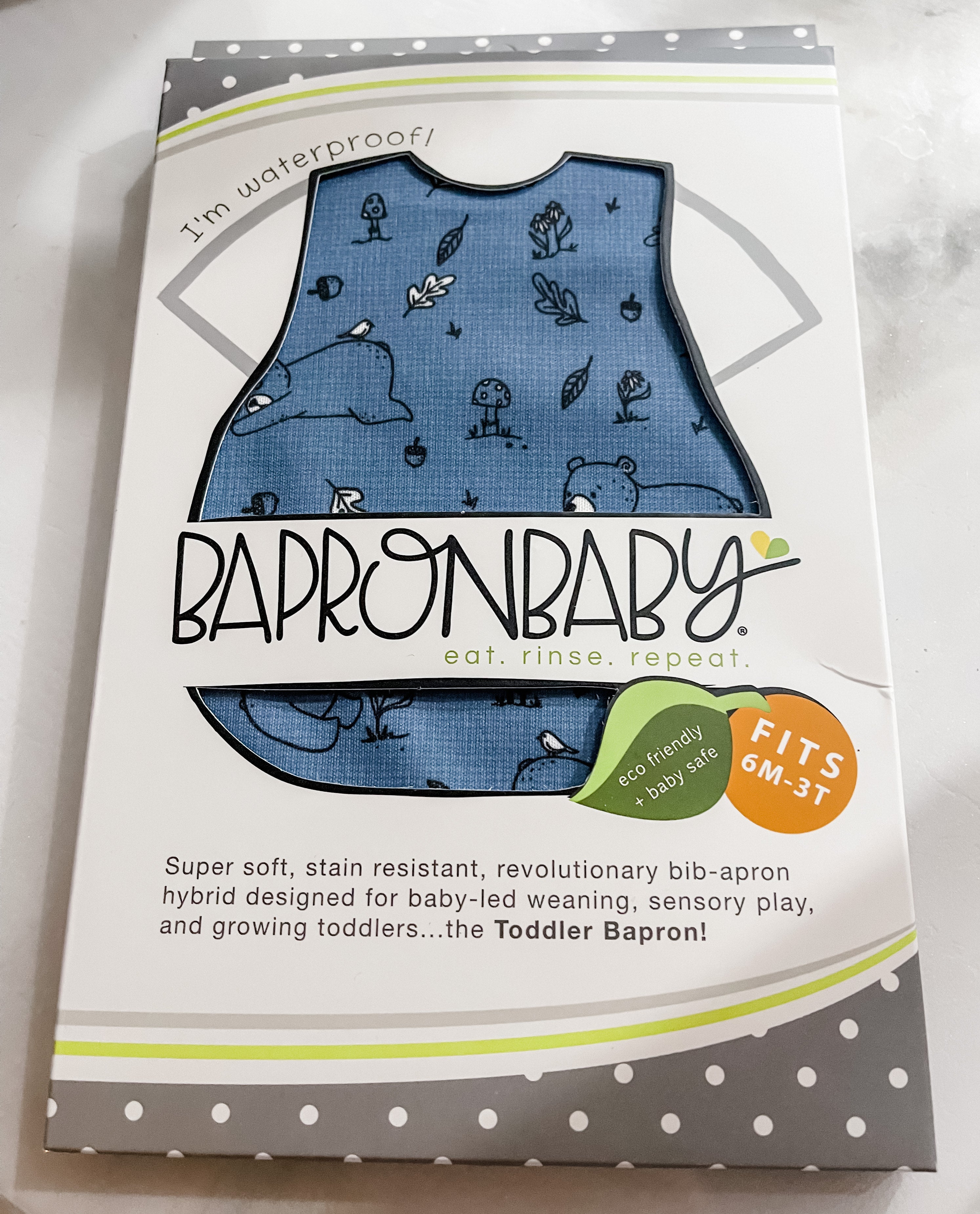 Bears In Blue Bapron  BapronBaby   