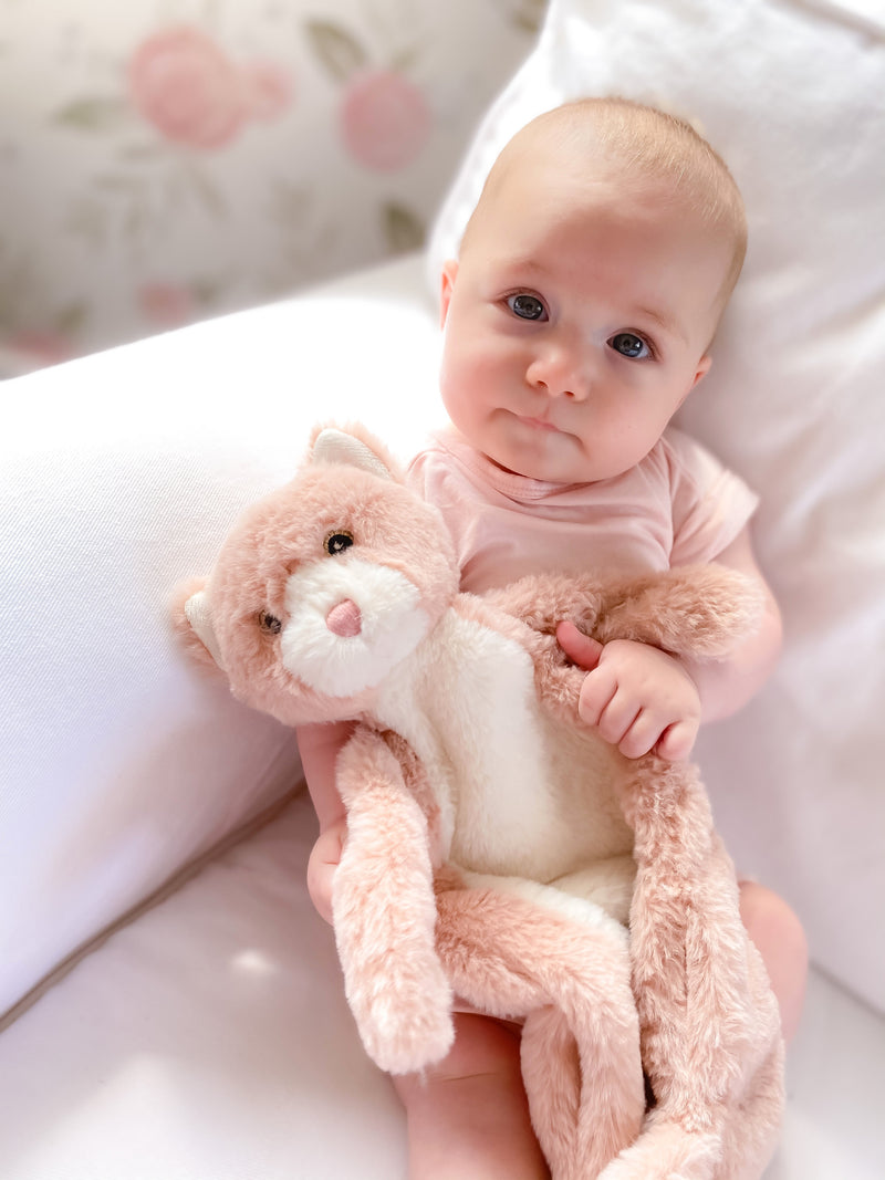 'Callie' Kitty Plush Baby Security Blanket