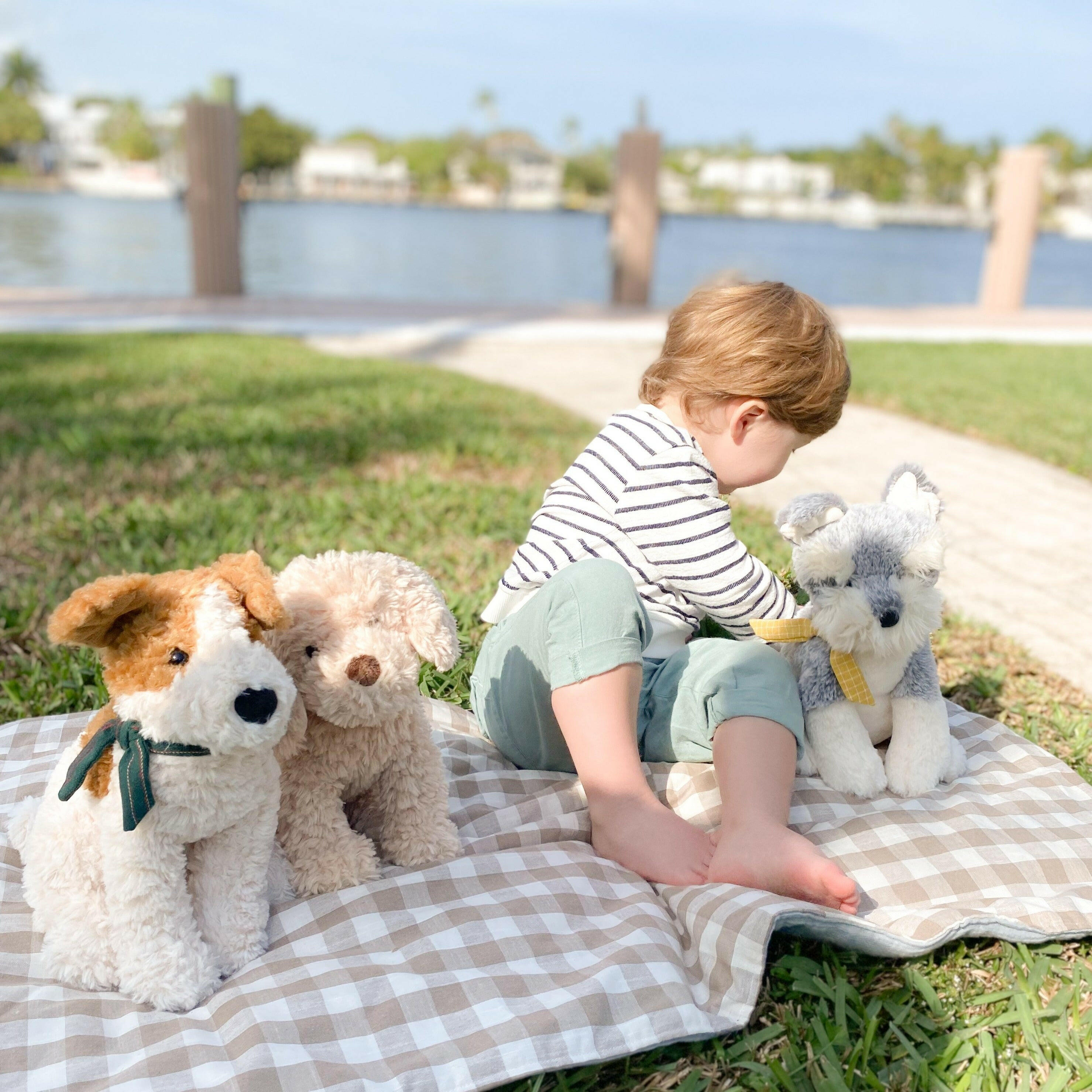 'JACQUES' JACK RUSSELL PLUSH TOY Stuffed Toy MON AMI   