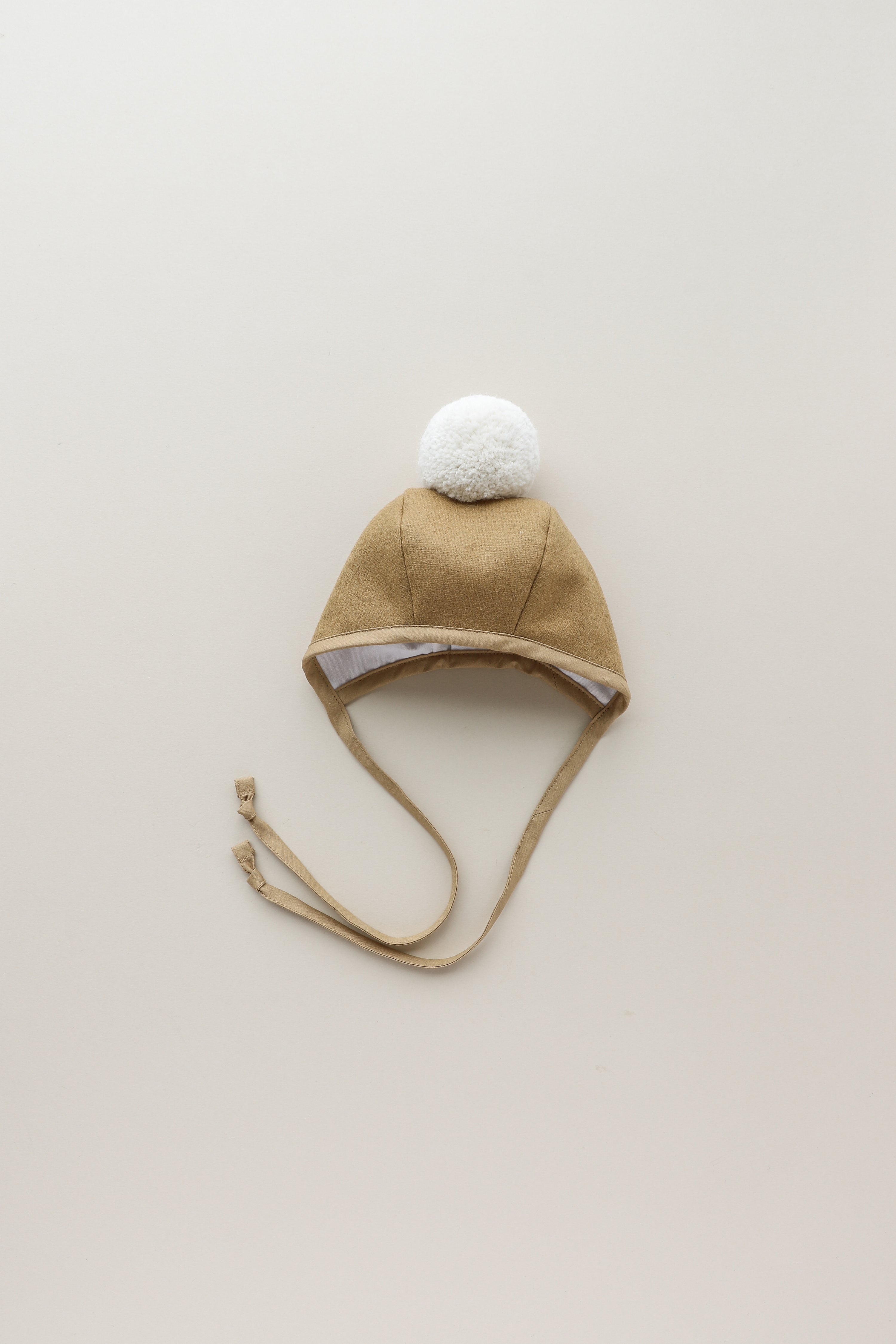 Camel Pom Bonnet Cotton-Lined Bonnets Briar Baby®   