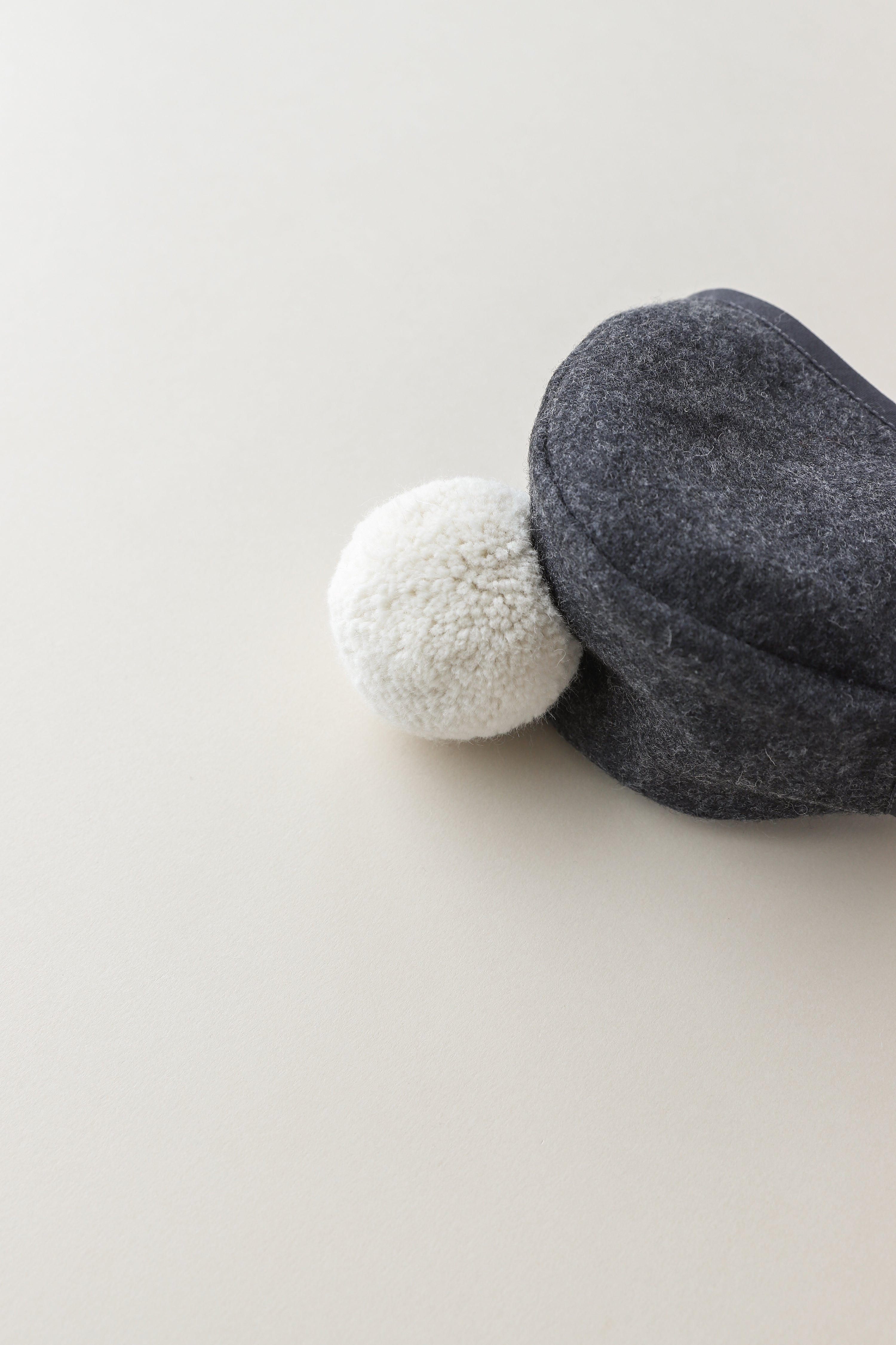 Charcoal Pom Bonnet Cotton-Lined Bonnets Briar Baby®   