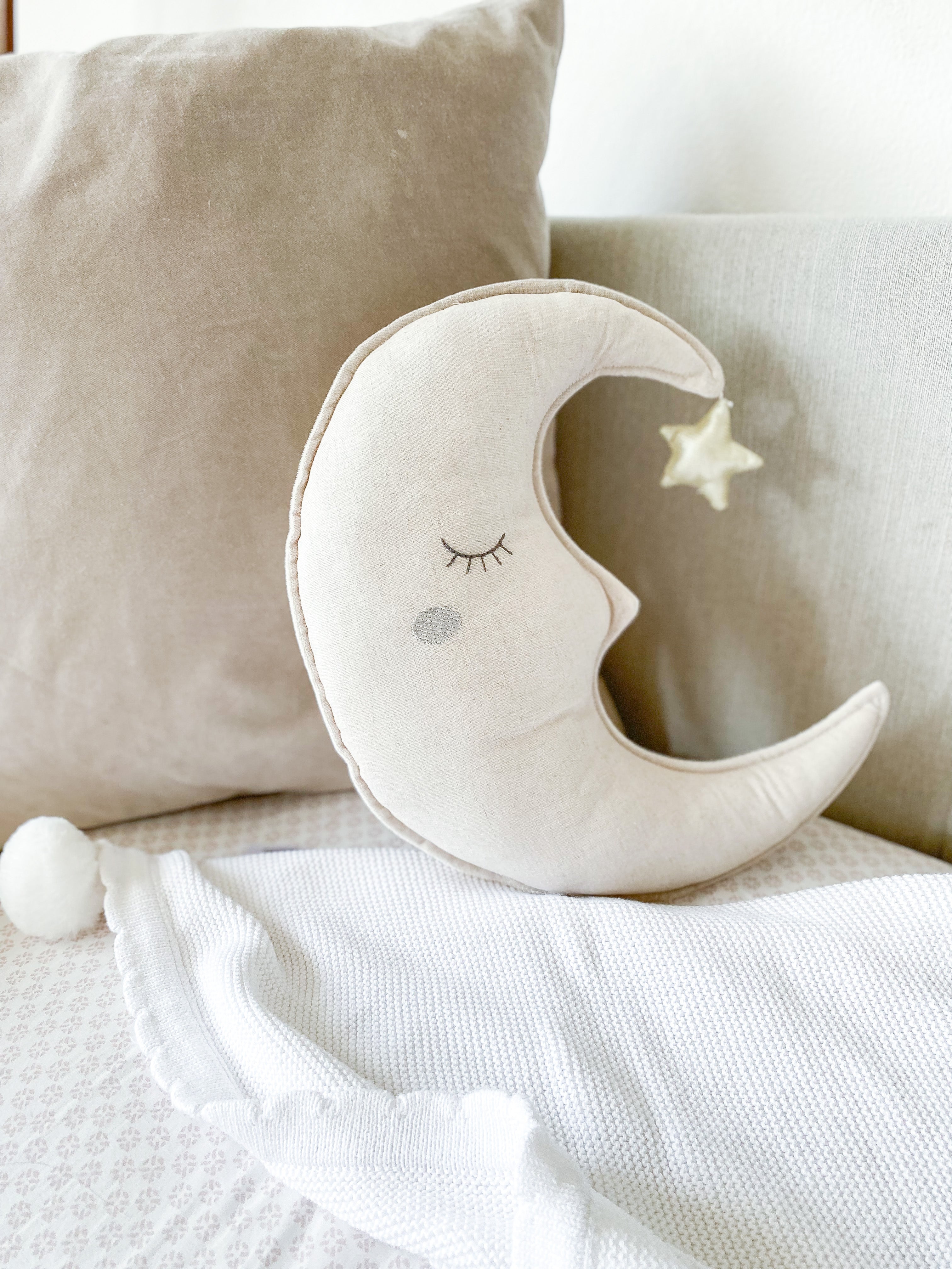 Crescent Moon Decor Accent Pillows MON AMI   