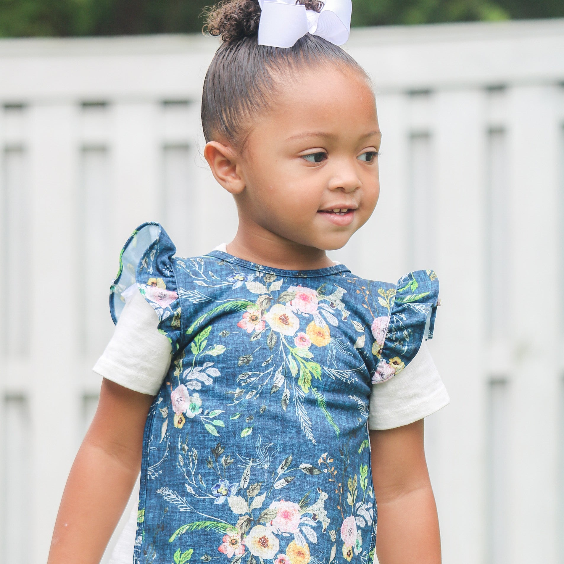 Boho Floral Flutter Bapron  BapronBaby   