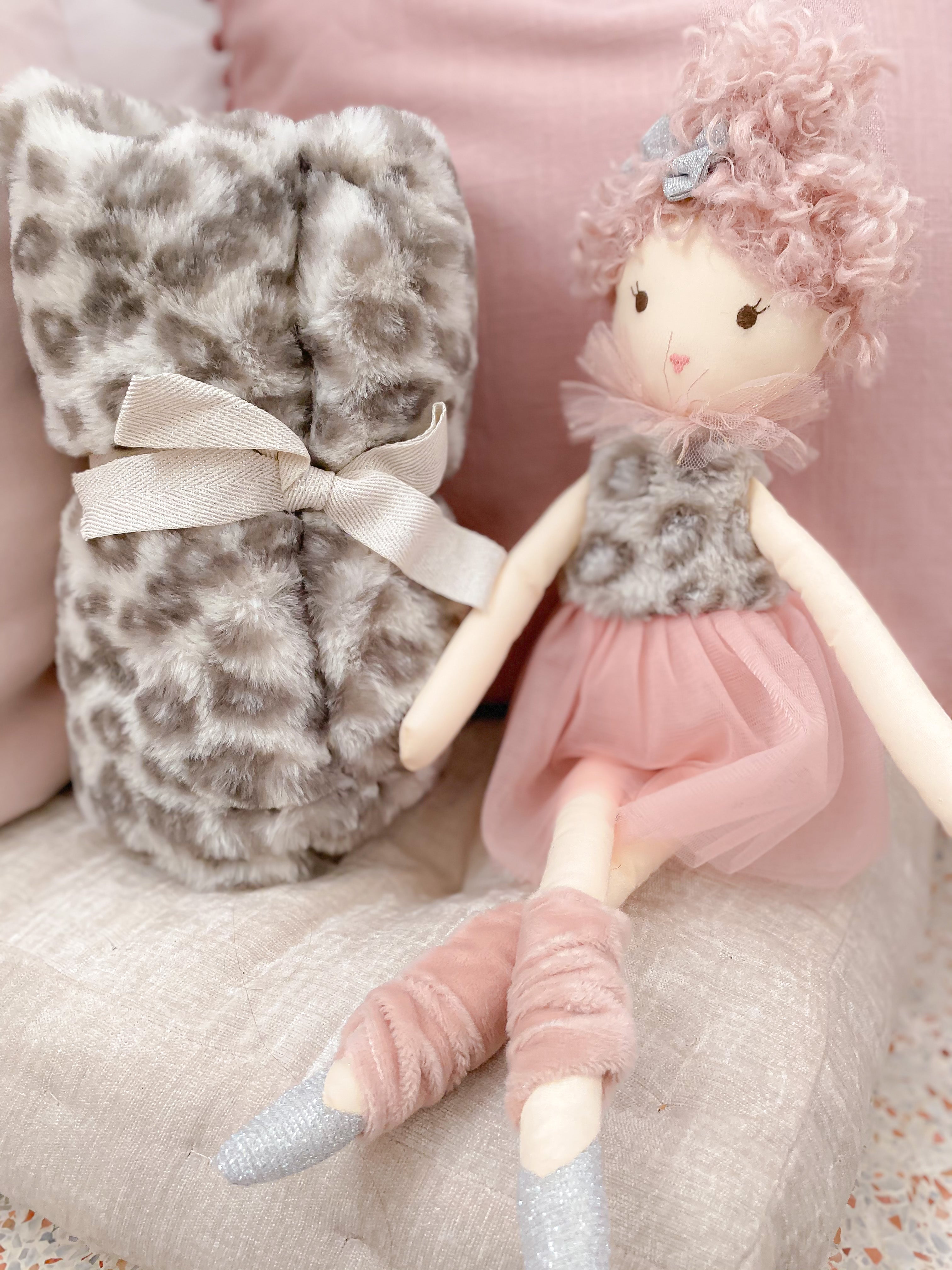 'LOLA' LEOPARD BALLERINA DOLL Doll MON AMI   