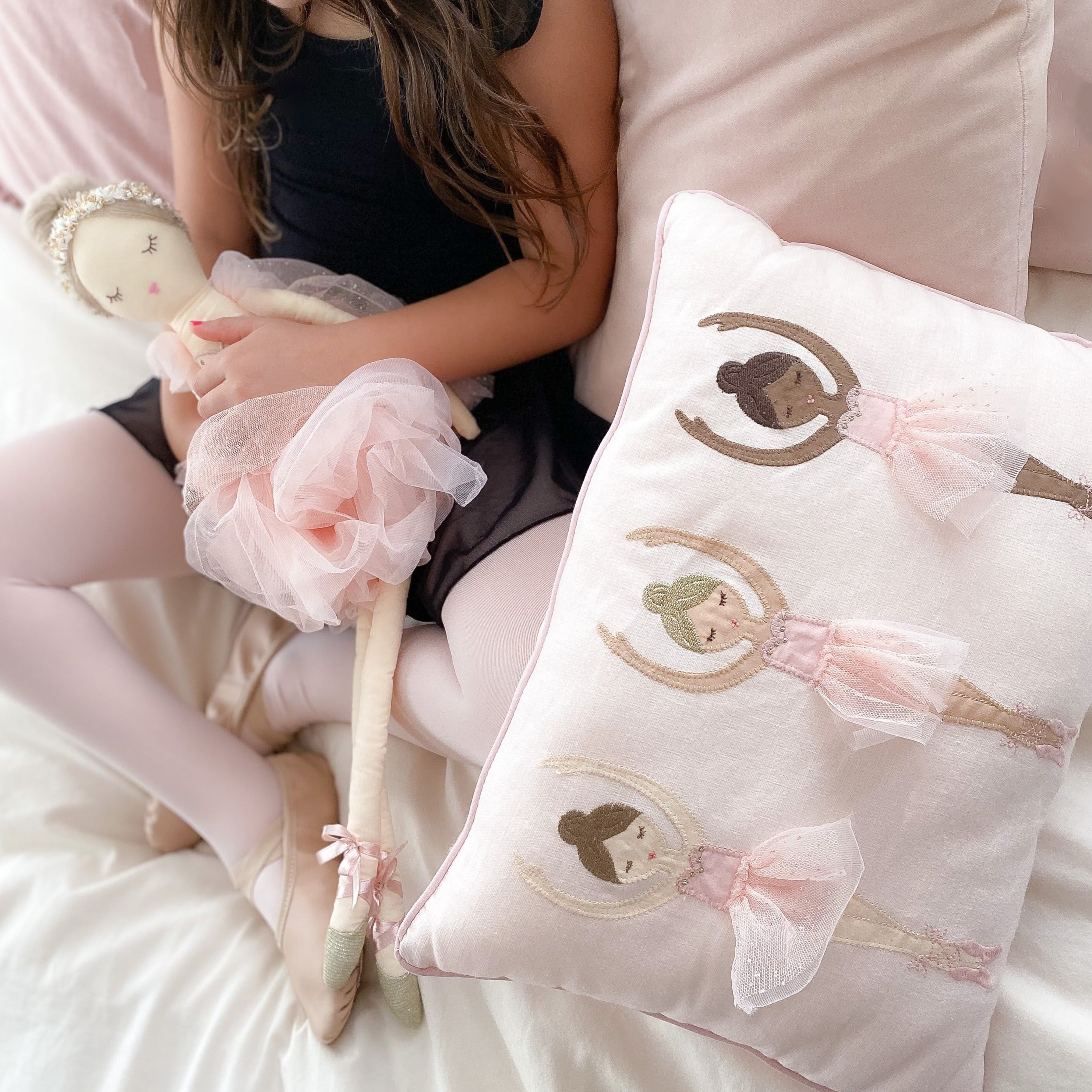 BALLERINA GIRL'S PILLOW Pillow MON AMI   