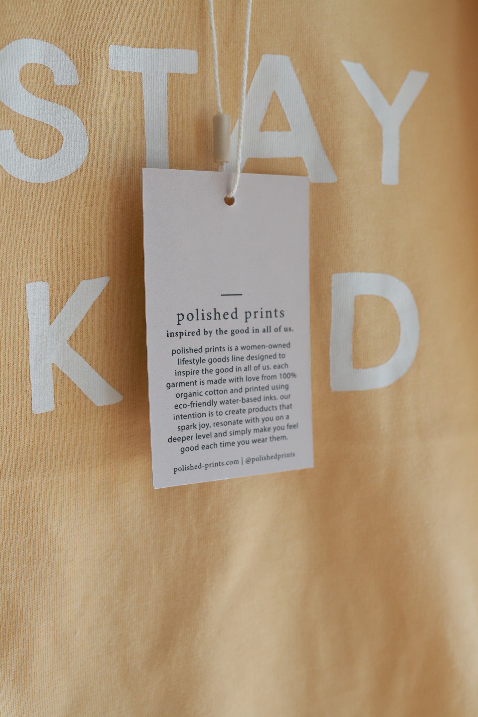 Stay Kind Kid’s Graphic T-Shirt Kids Polished Prints   