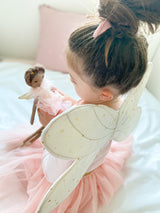 'Ada' Pink Angel African American Doll