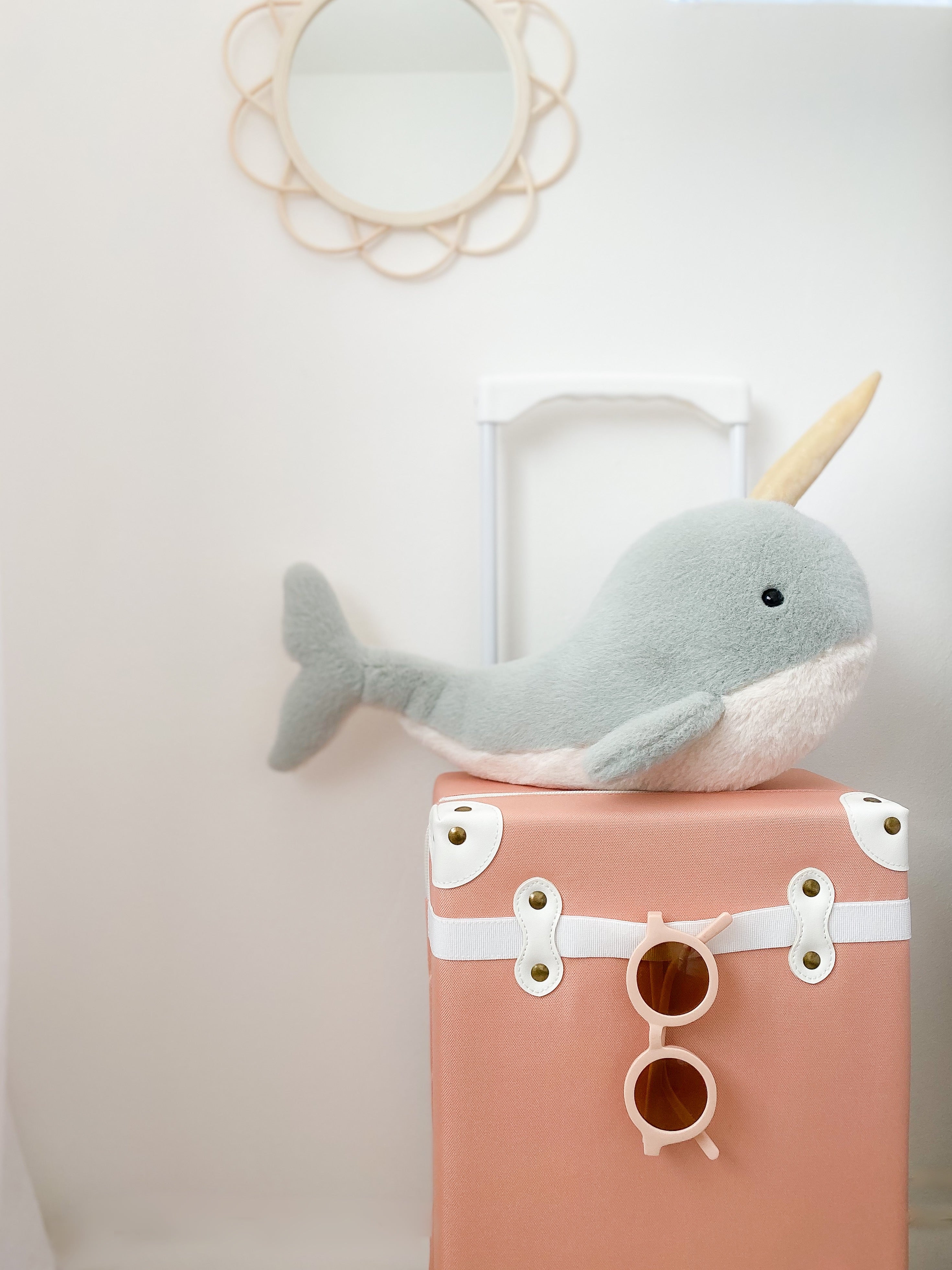 'Nico' Narwhal Plush Toy Stuffed Toy MON AMI   