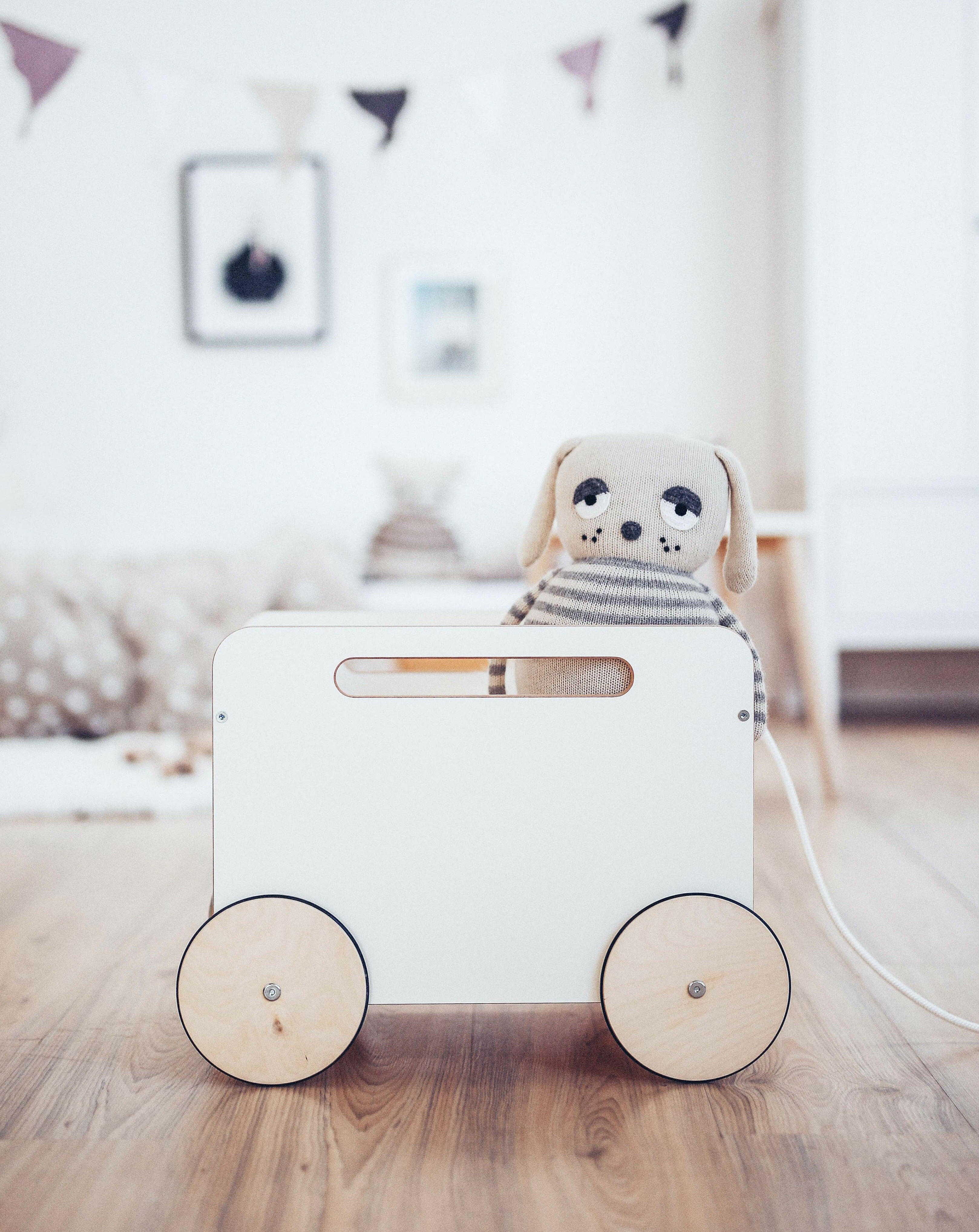 Toy Chest On Wheels  - Blackboard or white Kids Toys Ooh Noo   