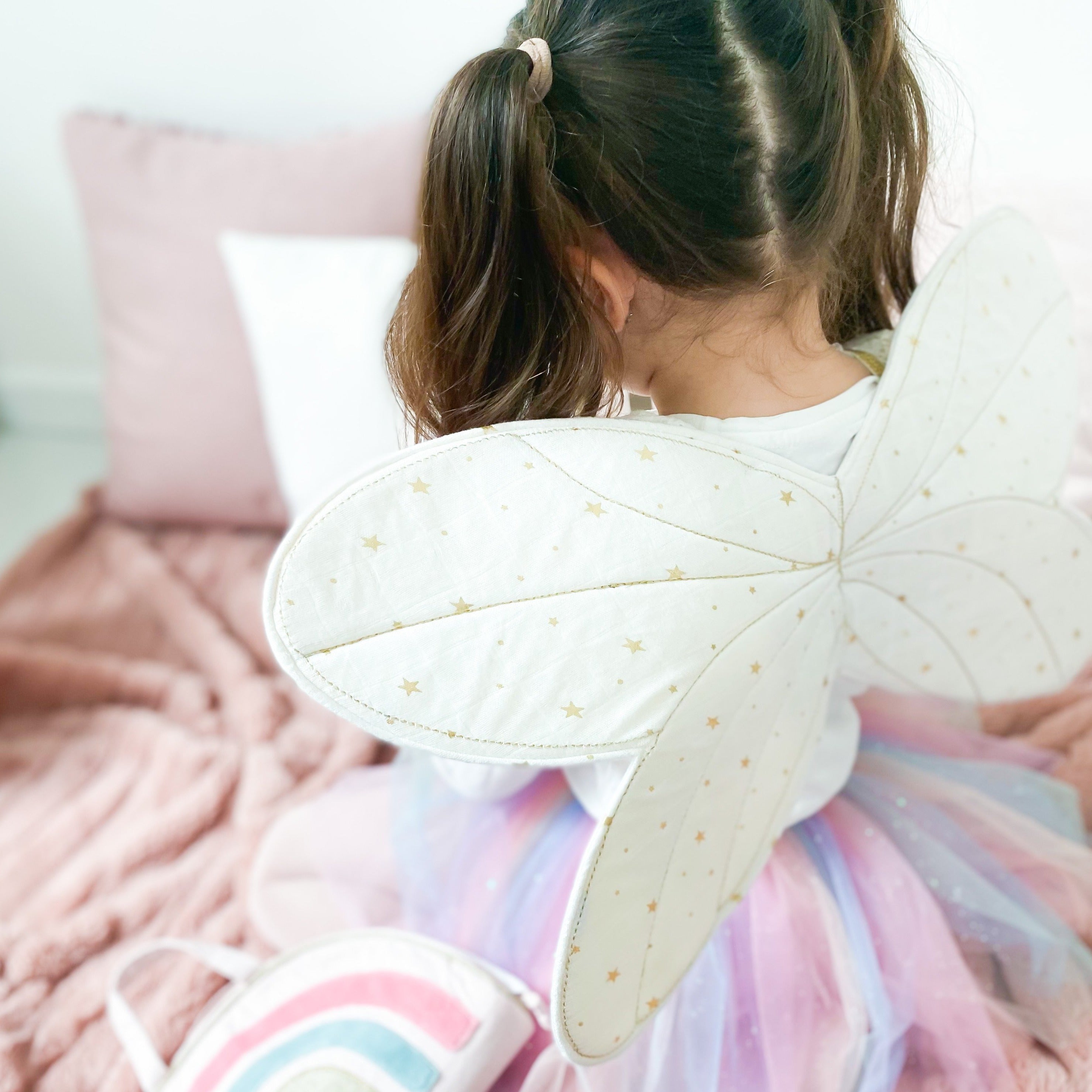 FAIRY WINGS AND STAR MAGIC WAND DRESS UP SET  MON AMI   