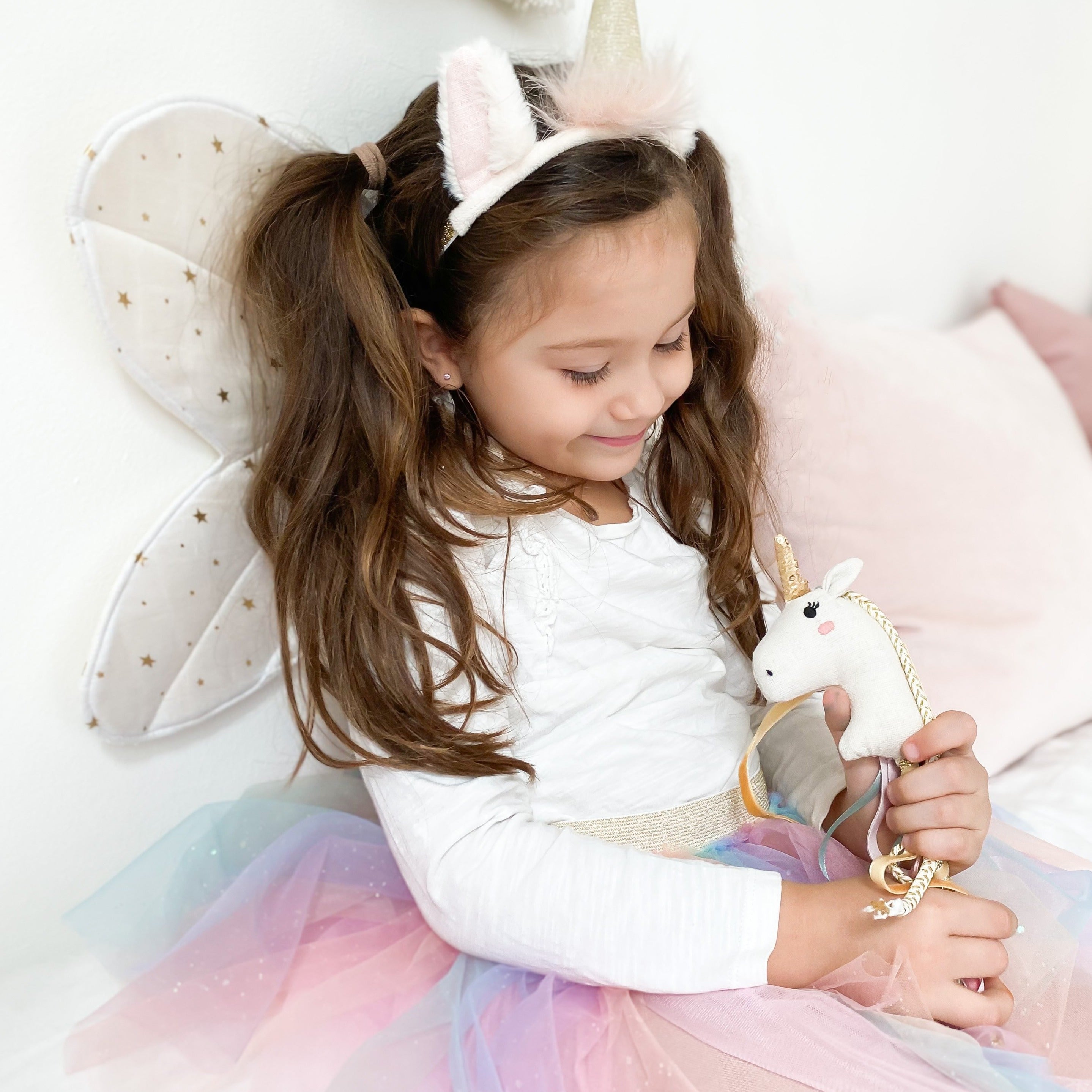 RAINBOW TUTU & UNICORN HEADBAND SET Dress-up MON AMI   