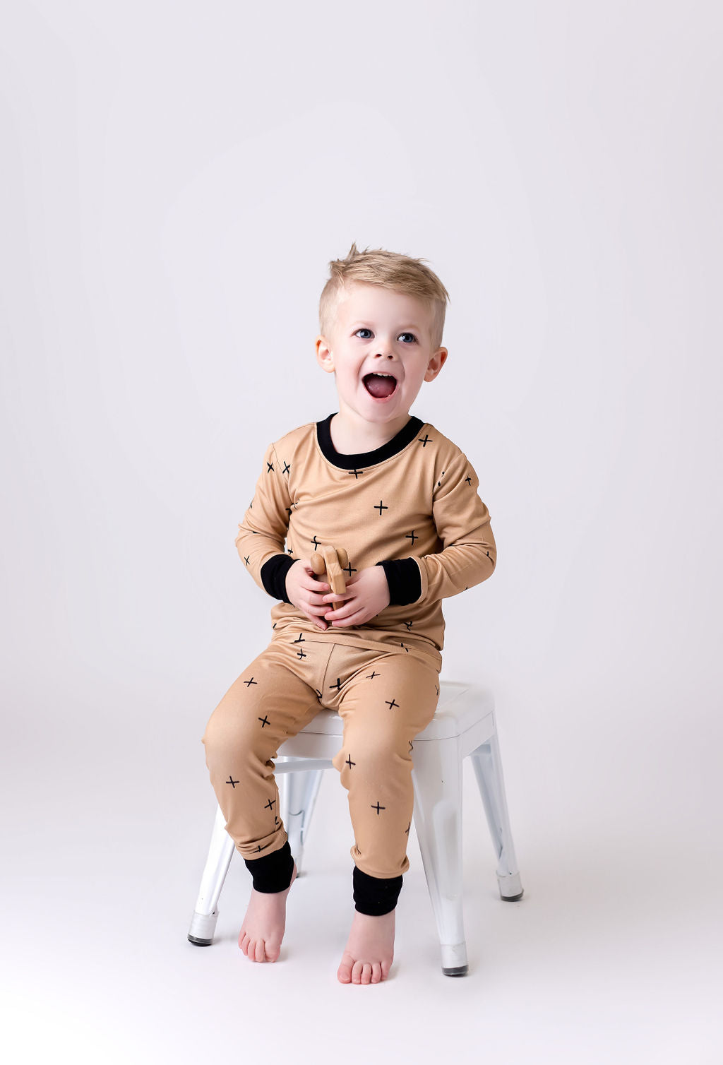 Tan + Two Piece Set Baby & Toddler Sleepwear In my Jammers   