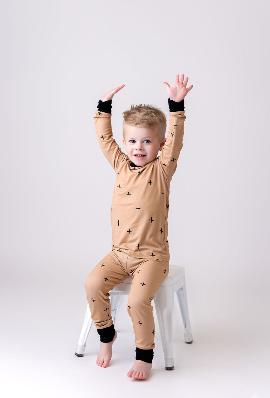 Tan + Two Piece Set Baby & Toddler Sleepwear In my Jammers   