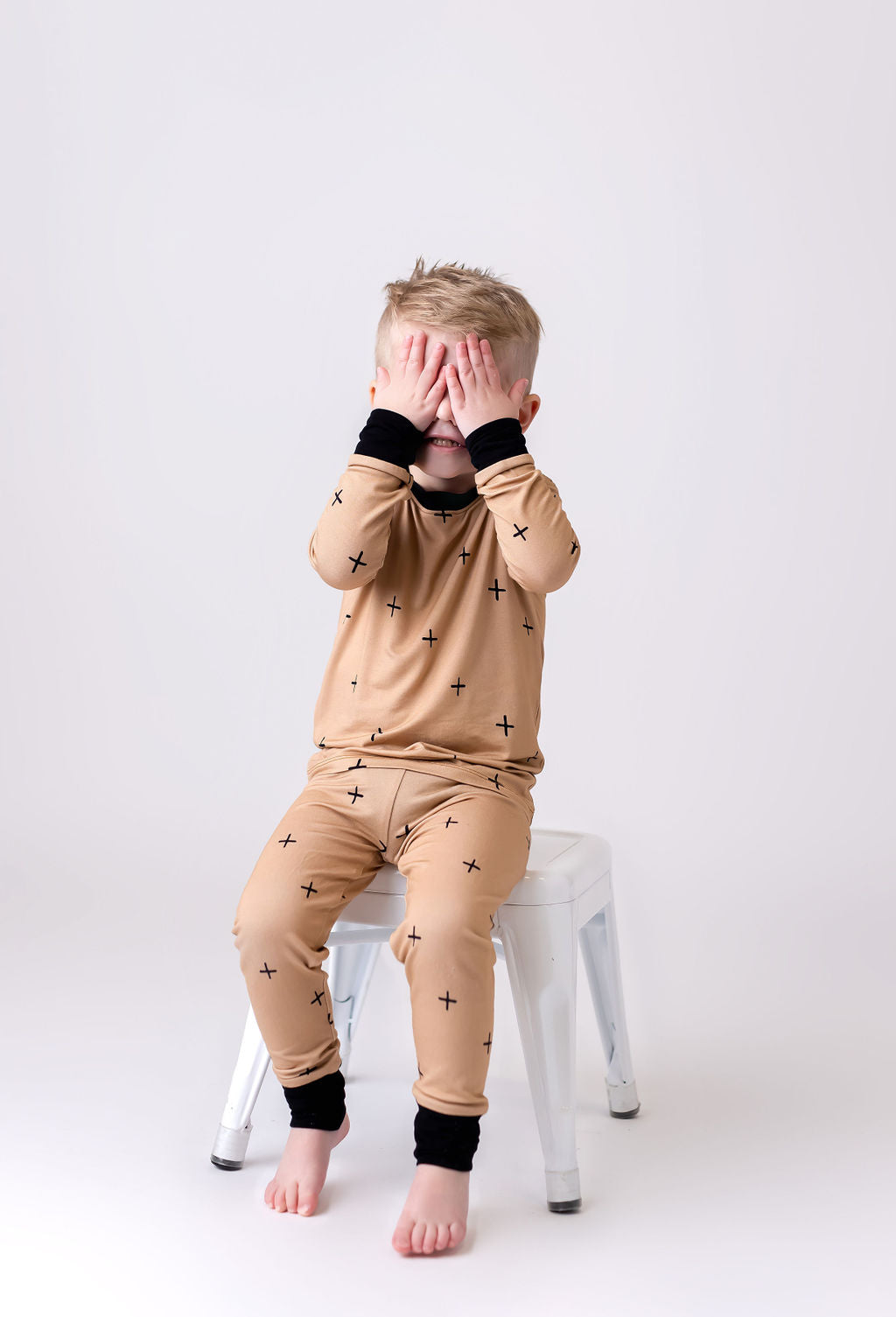 Tan + Two Piece Set Baby & Toddler Sleepwear In my Jammers   