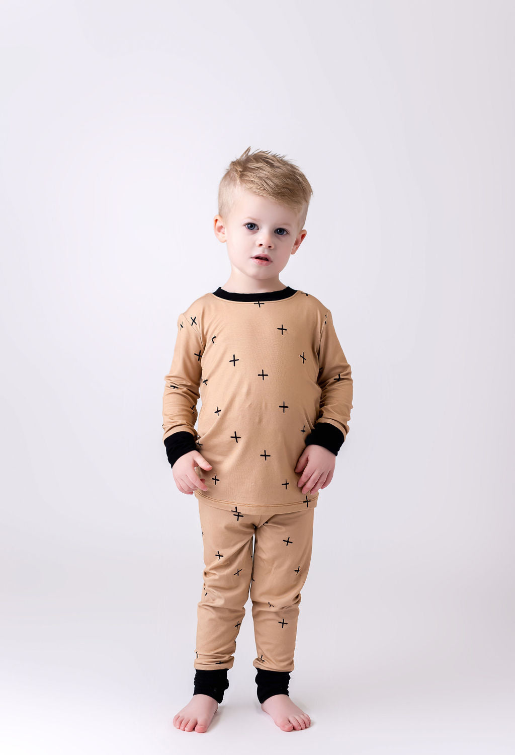 Tan + Two Piece Set Baby & Toddler Sleepwear In my Jammers   