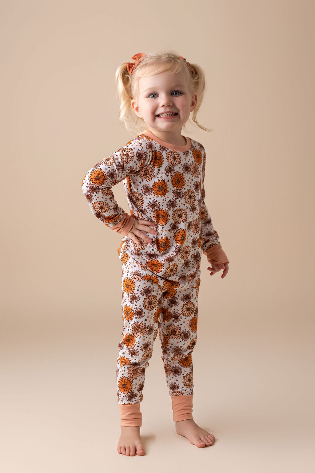 Fall Floral Two Piece Set Baby & Toddler In my Jammers   