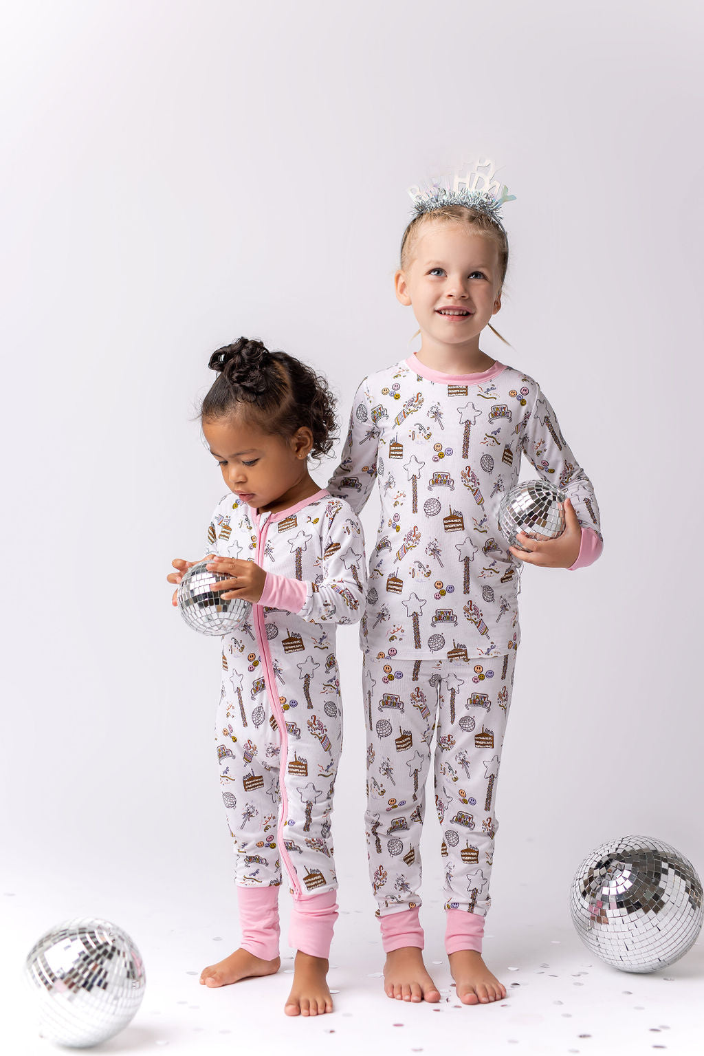 Pink It's Your Birthday Zipper Romper Baby & Toddler In my Jammers   