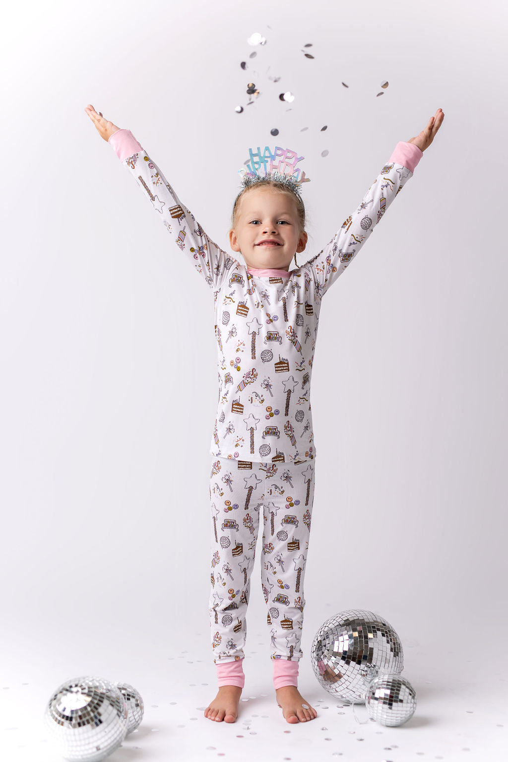 Pink It's Your Birthday Two Piece Set Baby & Toddler In my Jammers   