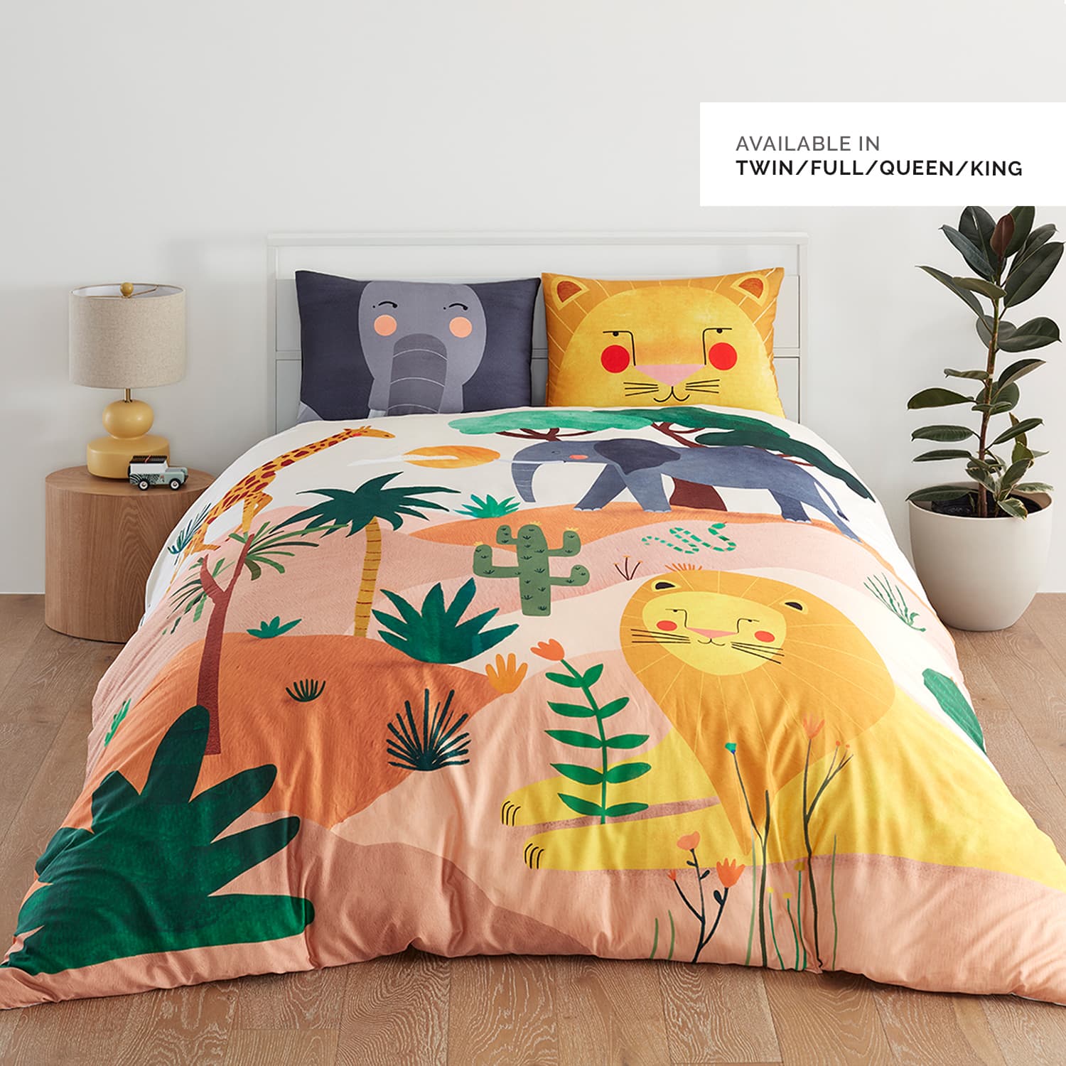 In The Savanna Duvet & Pillowcase Big Kid Bedding Rookie Humans Queen/Full  