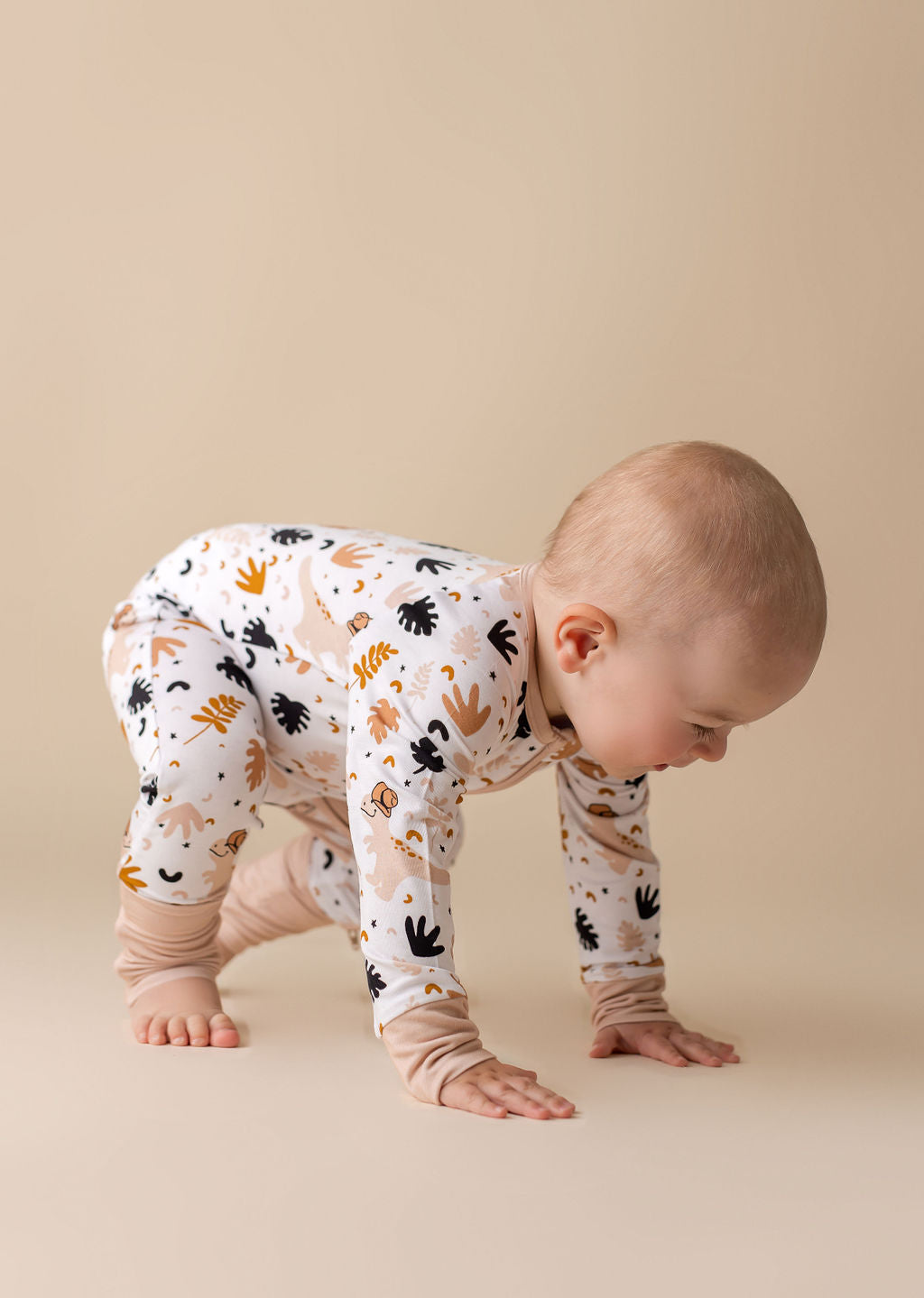 Dino Dude Zipper Romper Baby & Toddler In my Jammers   