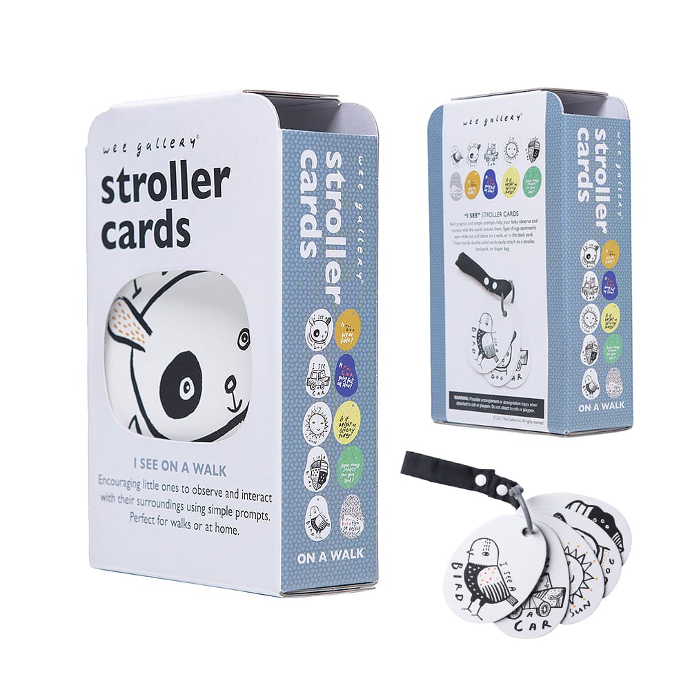 Stroller Cards - I See on a Walk Stroller Toys Wee Gallery   