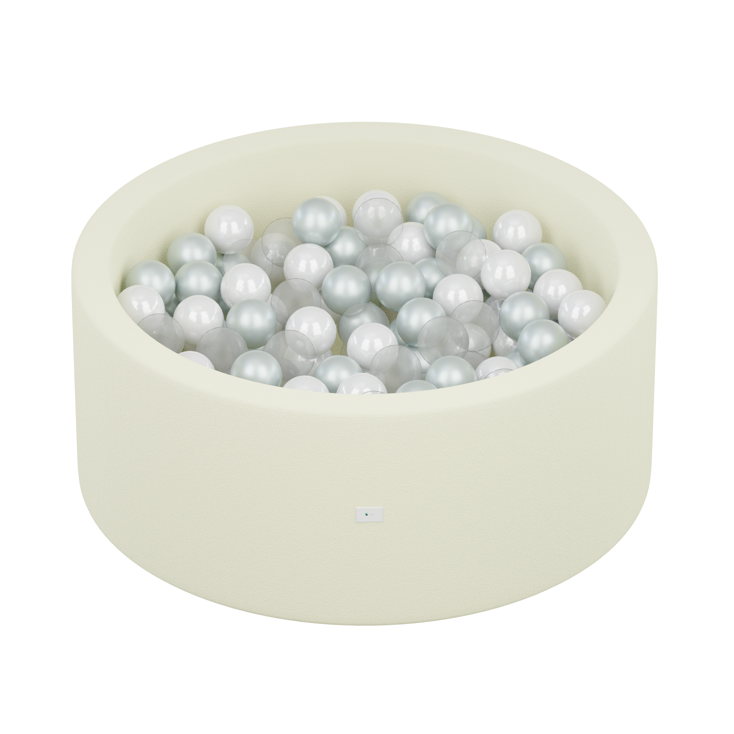 Classic Heathered Ivory Bundle - Ball Pit + 200 Pit Balls Incl. Ball Pit Bundles Little Big Playroom   