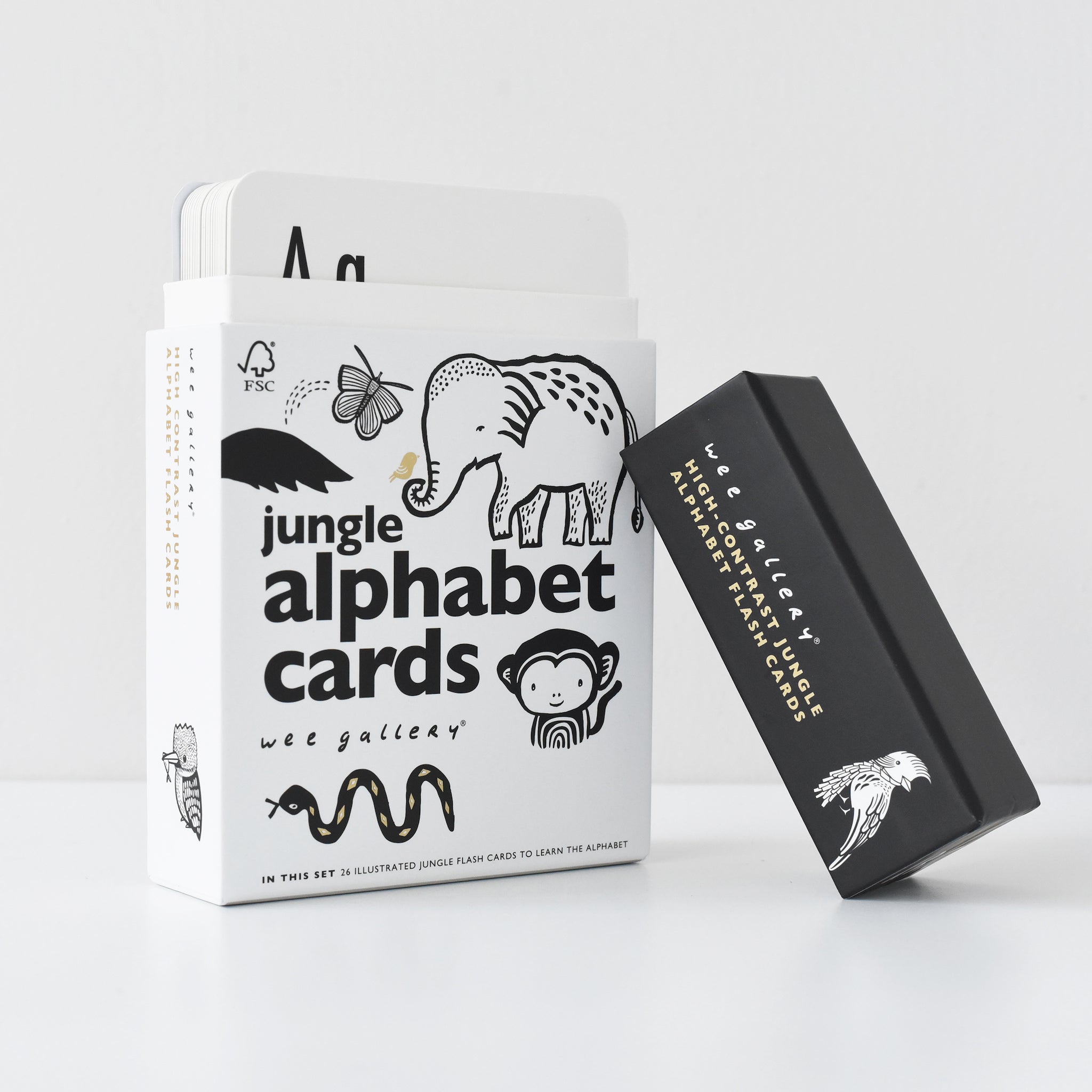 Jungle Alphabet Cards Learning Cards Wee Gallery   