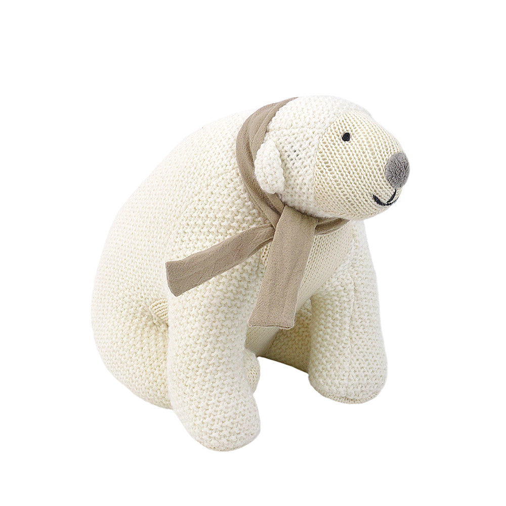 Scout the Polar Bear Large Stuffed Toy MON AMI   