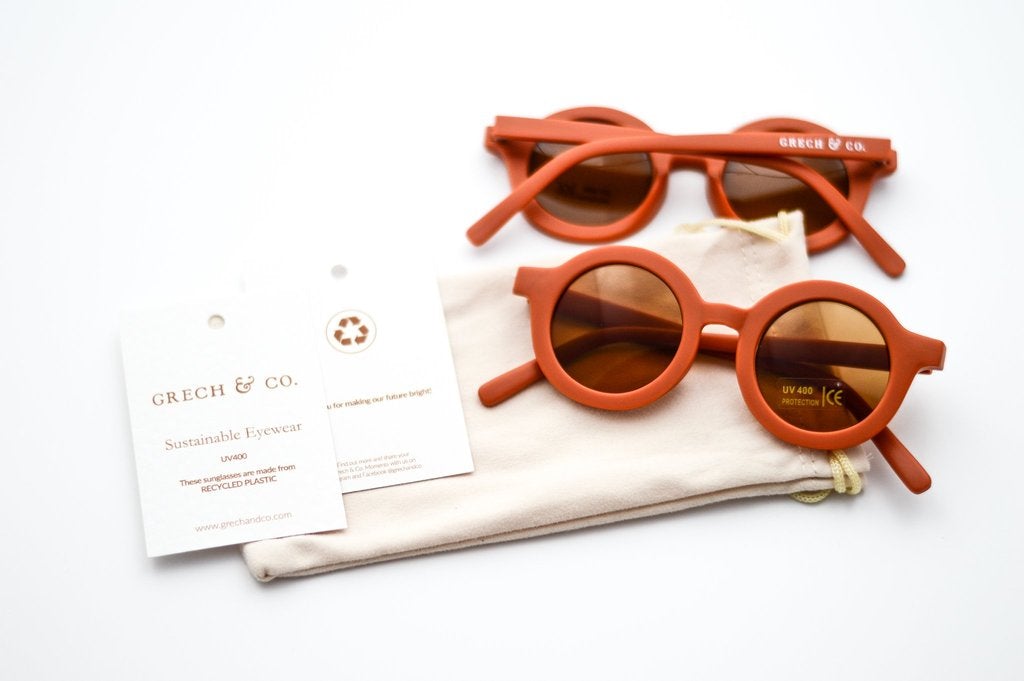 Sustainable Kids Sunglasses - Rust Sunglasses Grech & Co.   