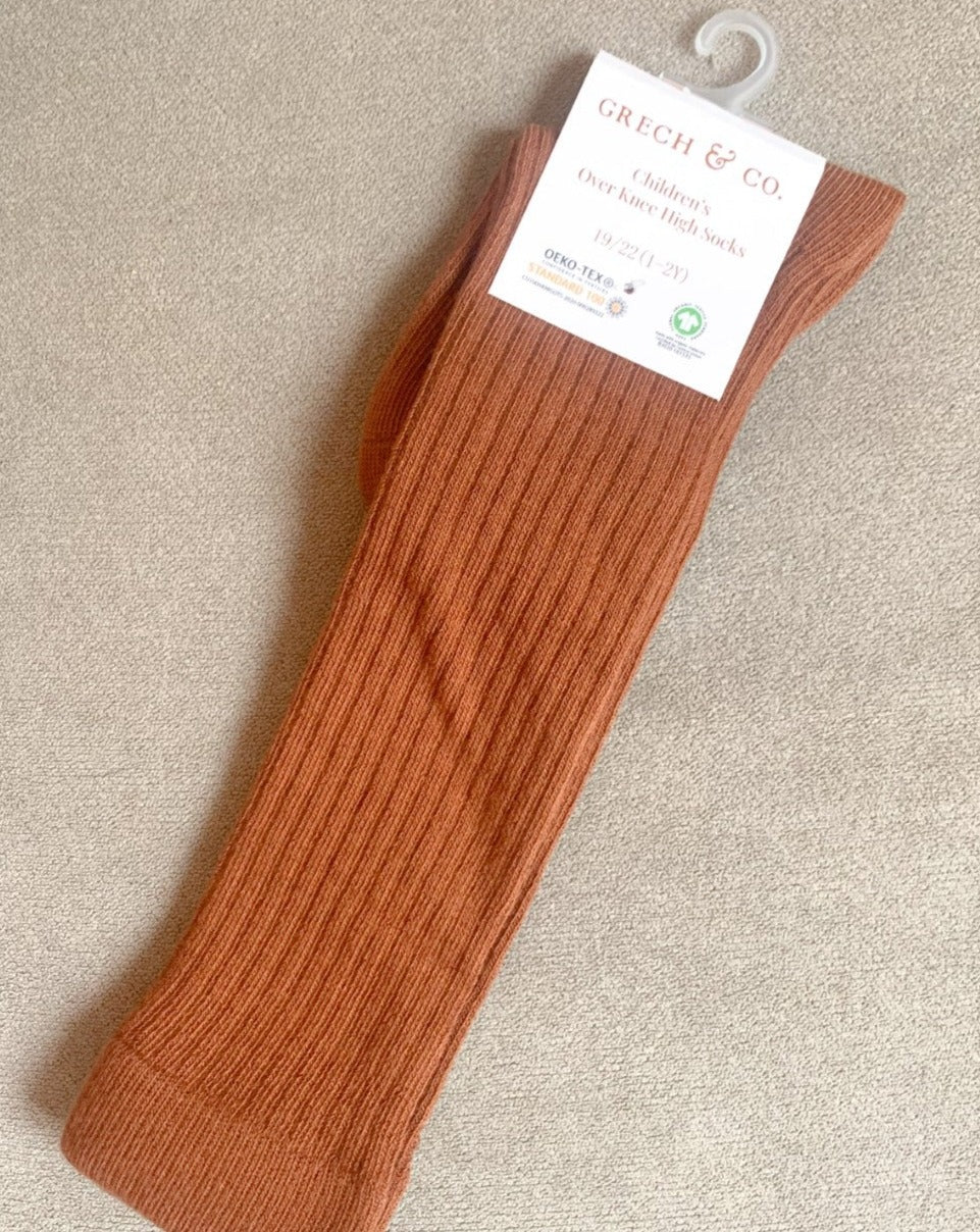 Organic Cotton Knee High Socks - Spice Socks Grech & Co.   