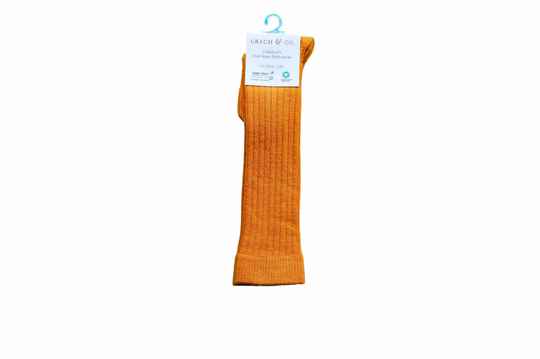 Organic Cotton Knee High Socks - Golden Socks Grech & Co.   