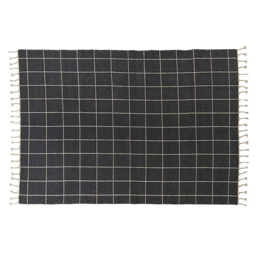 Grid Rug - Offwhite / Anthracite  OYOY   