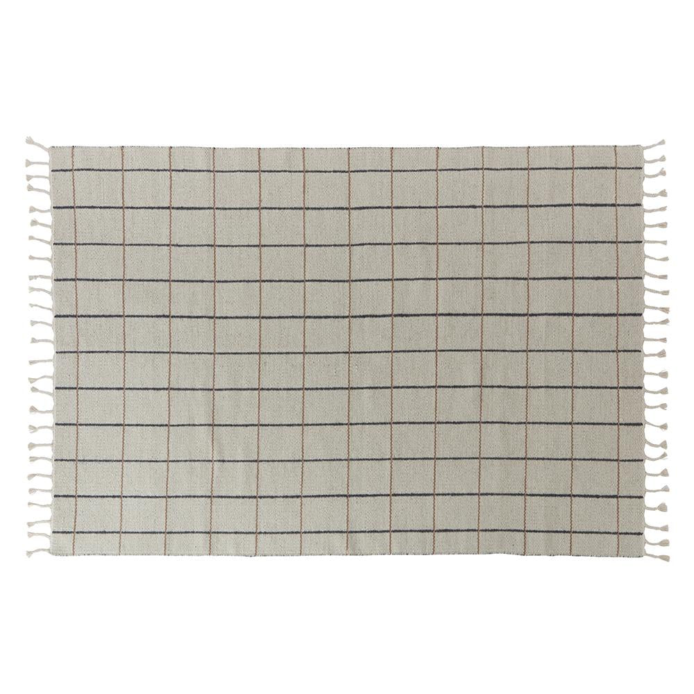 Grid Rug - Offwhite / Anthracite  OYOY   