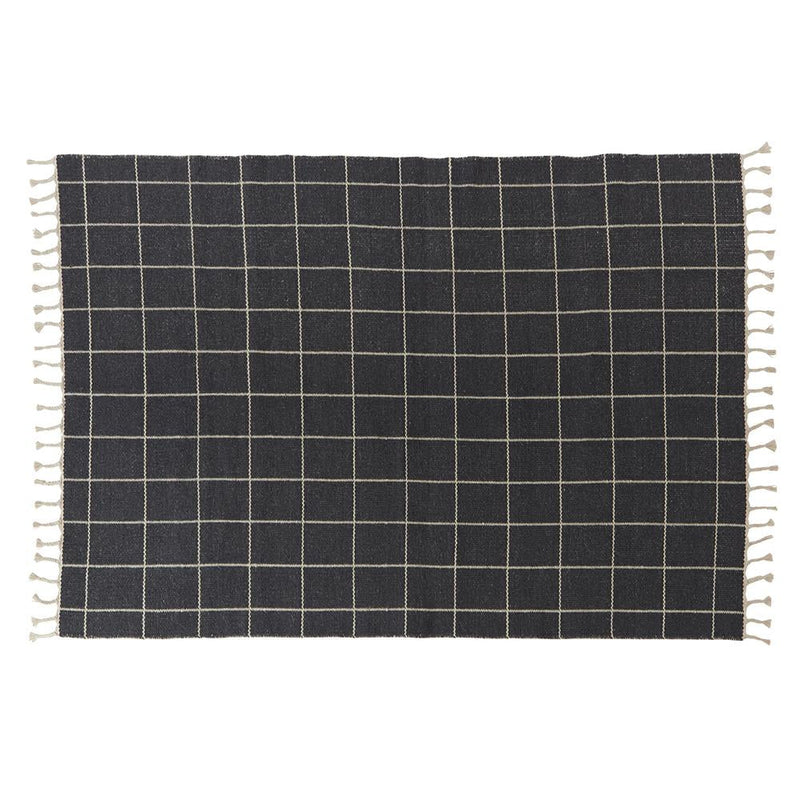 Grid Rug - Offwhite / Anthracite