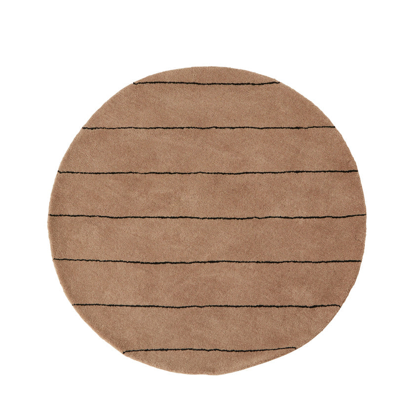 Striped Circle Rug  OYOY   