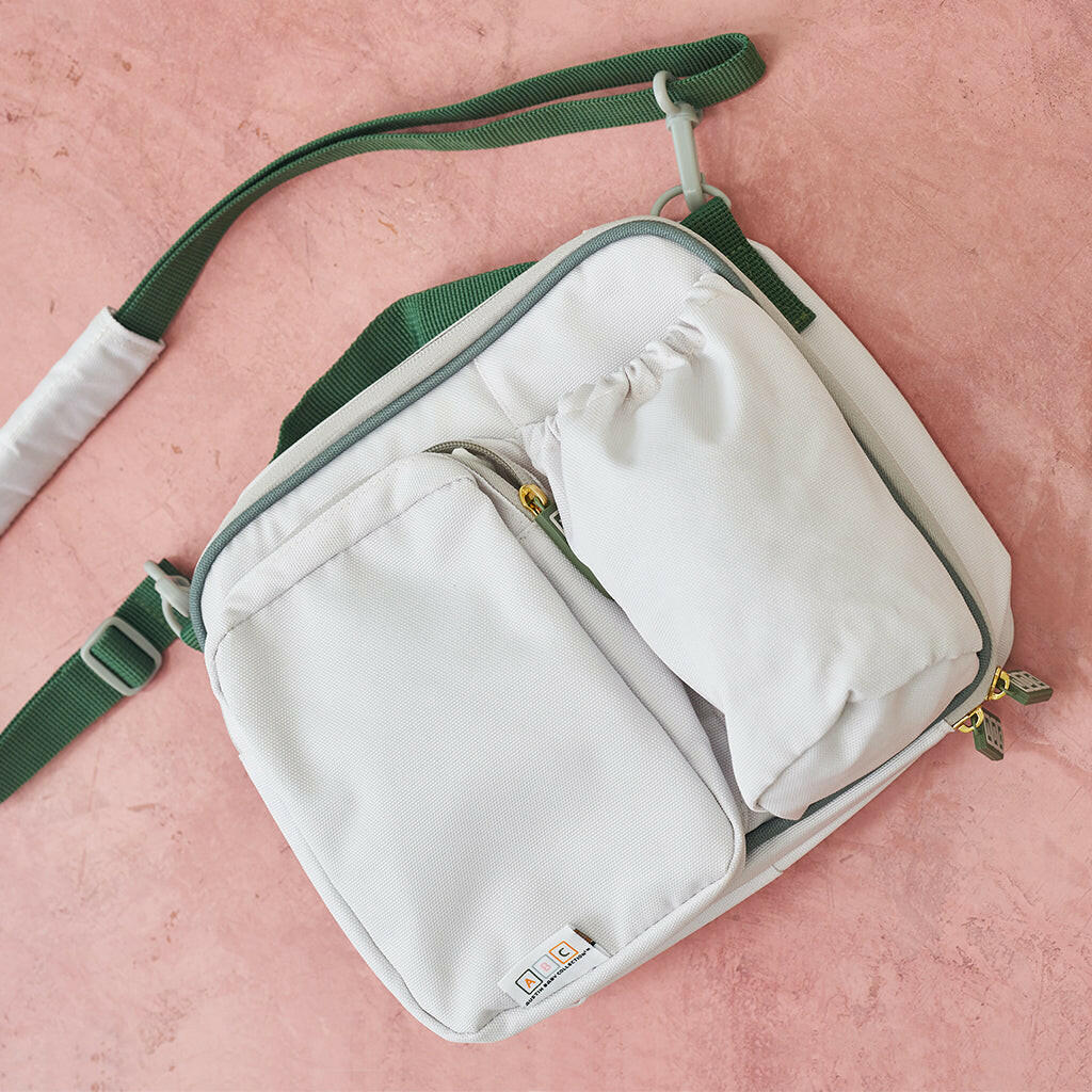 Lunch Bag Neutral Sage Green  Austin Baby Collection   
