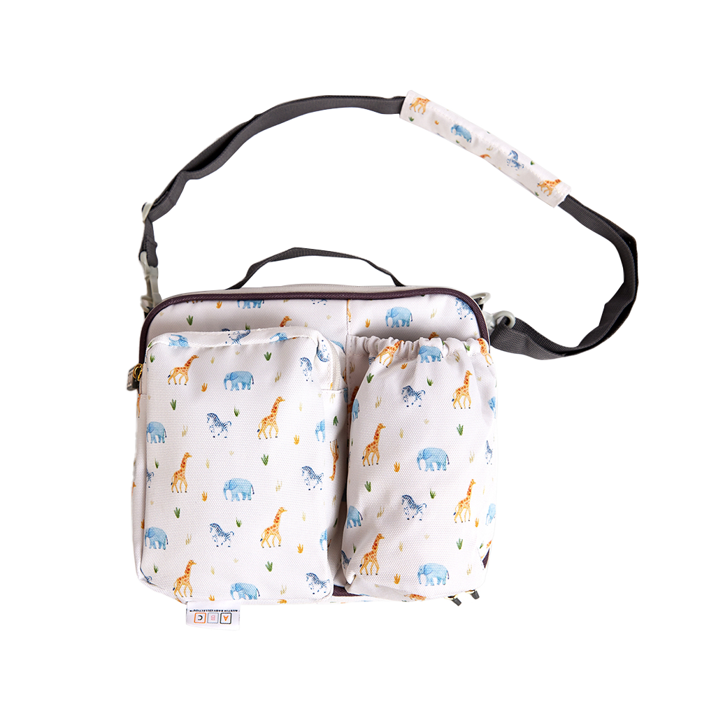 Lunch Bag Safari Warm Cream (Also available at The Container Store)  Austin Baby Collection   
