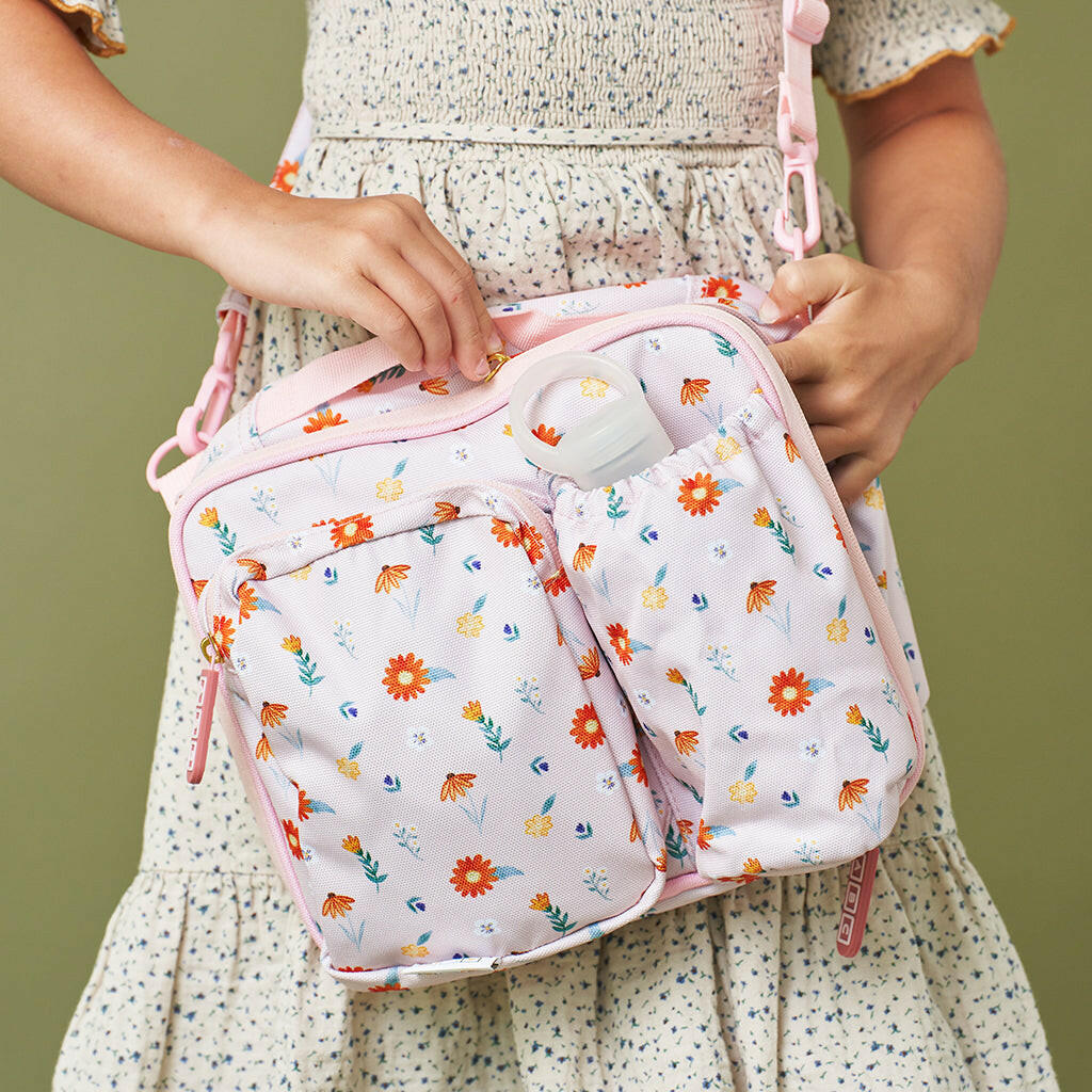 Lunch Bag Wildflower Ripe Peach  Austin Baby Collection   