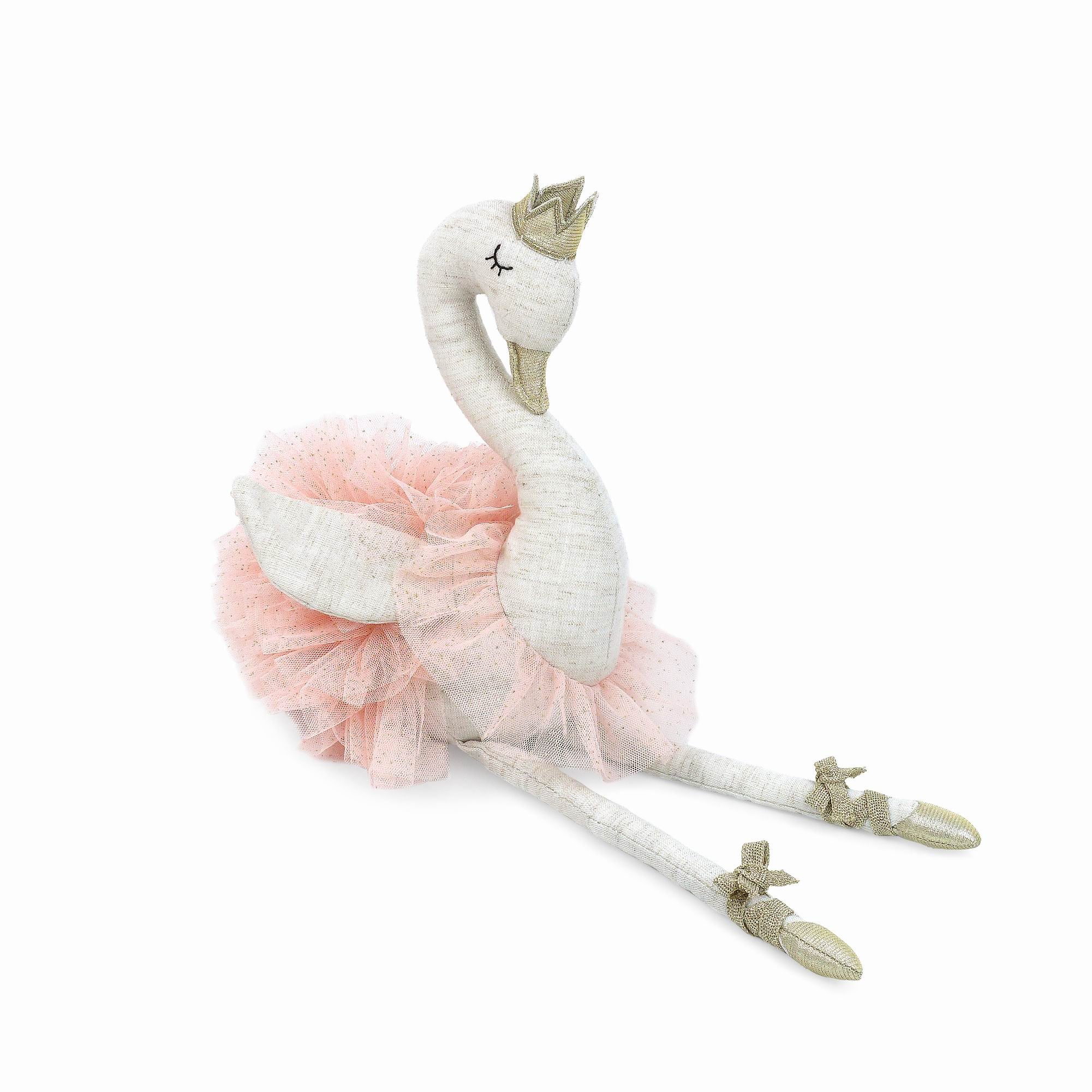 LAYLA BALLERINA SWAN Stuffed Toy MON AMI   