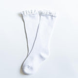 Lace White Knee High Socks