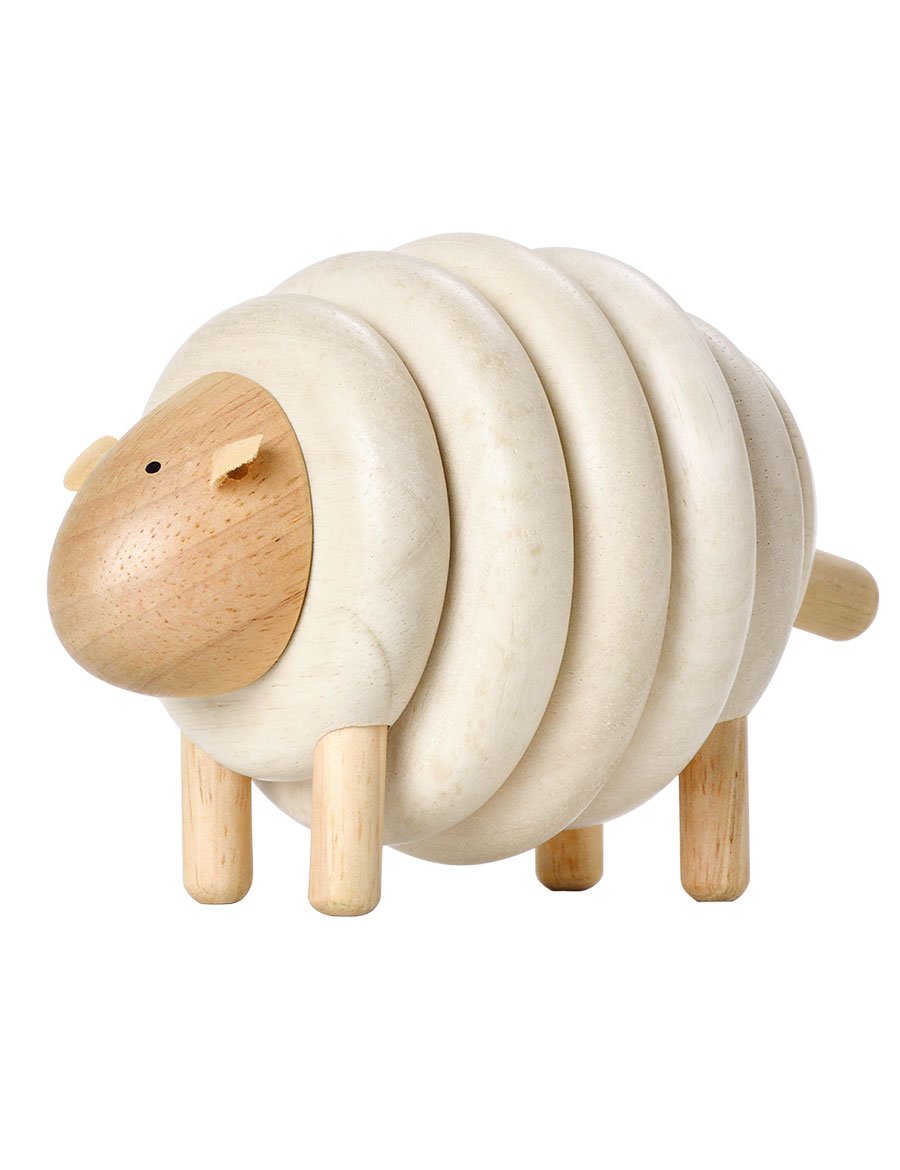 Wooden Lacing Sheep Toy Kids Toys PlanToys   