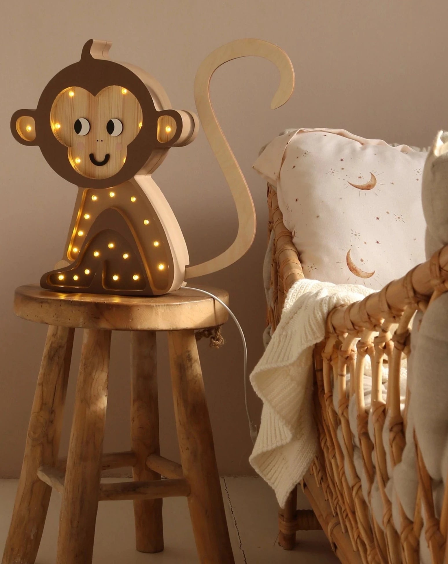 Little Lights Monkey Lamp Lighting Little Lights   