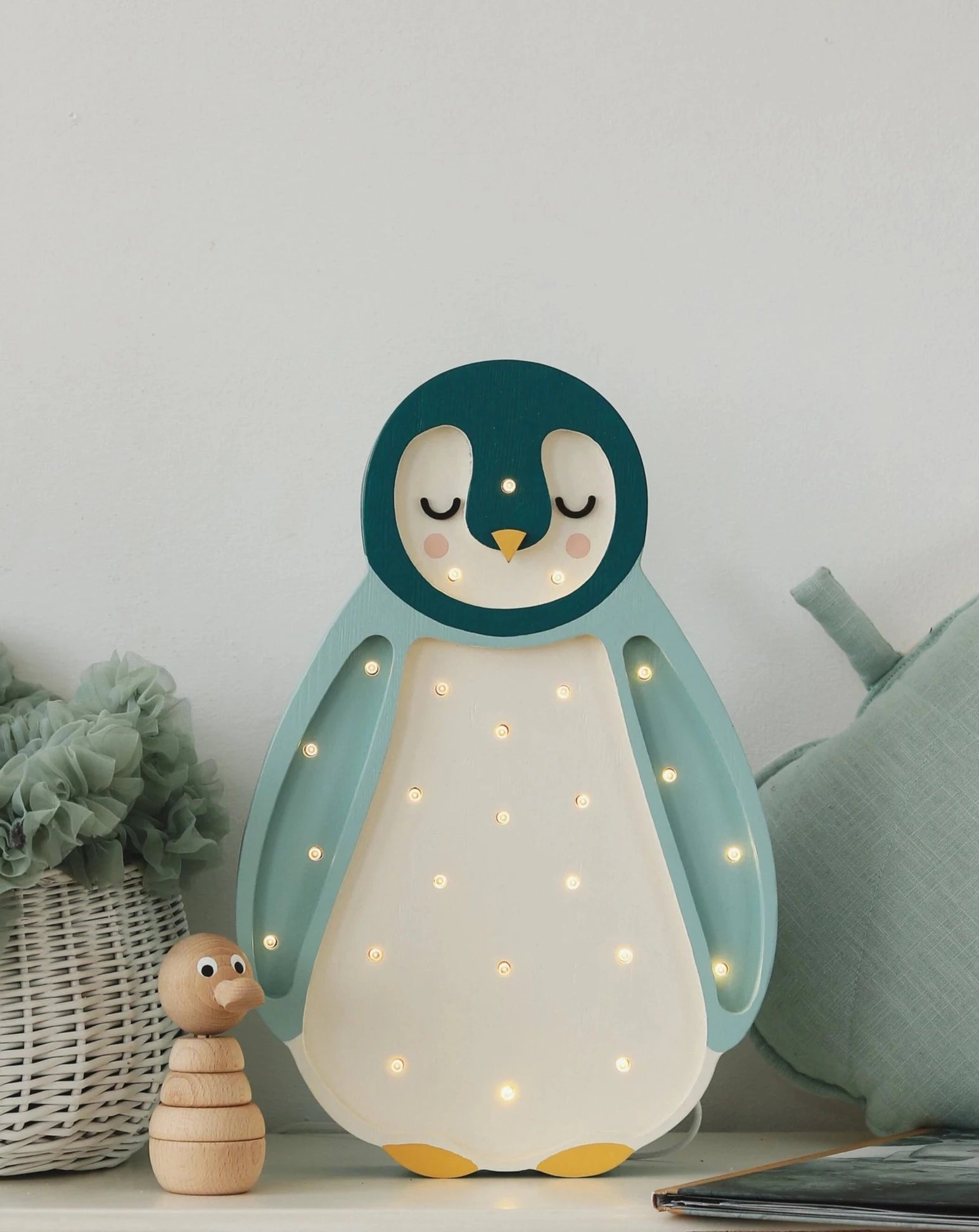 Little Lights Penguin Lamp Lighting Little Lights   