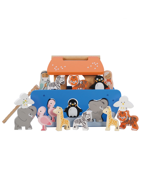 Le toy van wooden deals noah's ark shape sorter