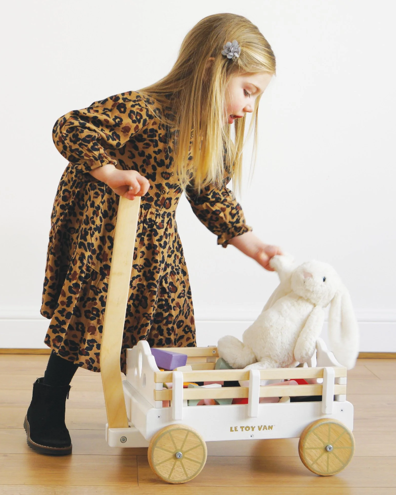 Le Toy Van Pull Along Wooden Wagon Walkers Le Toy Van   